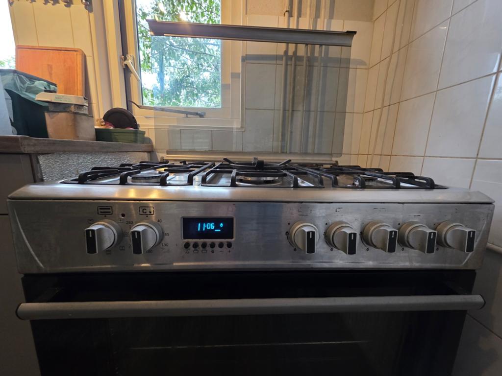 5 pits wiggo rvs gafornus, Ophalen, Gebruikt, 60 cm of meer, Gas