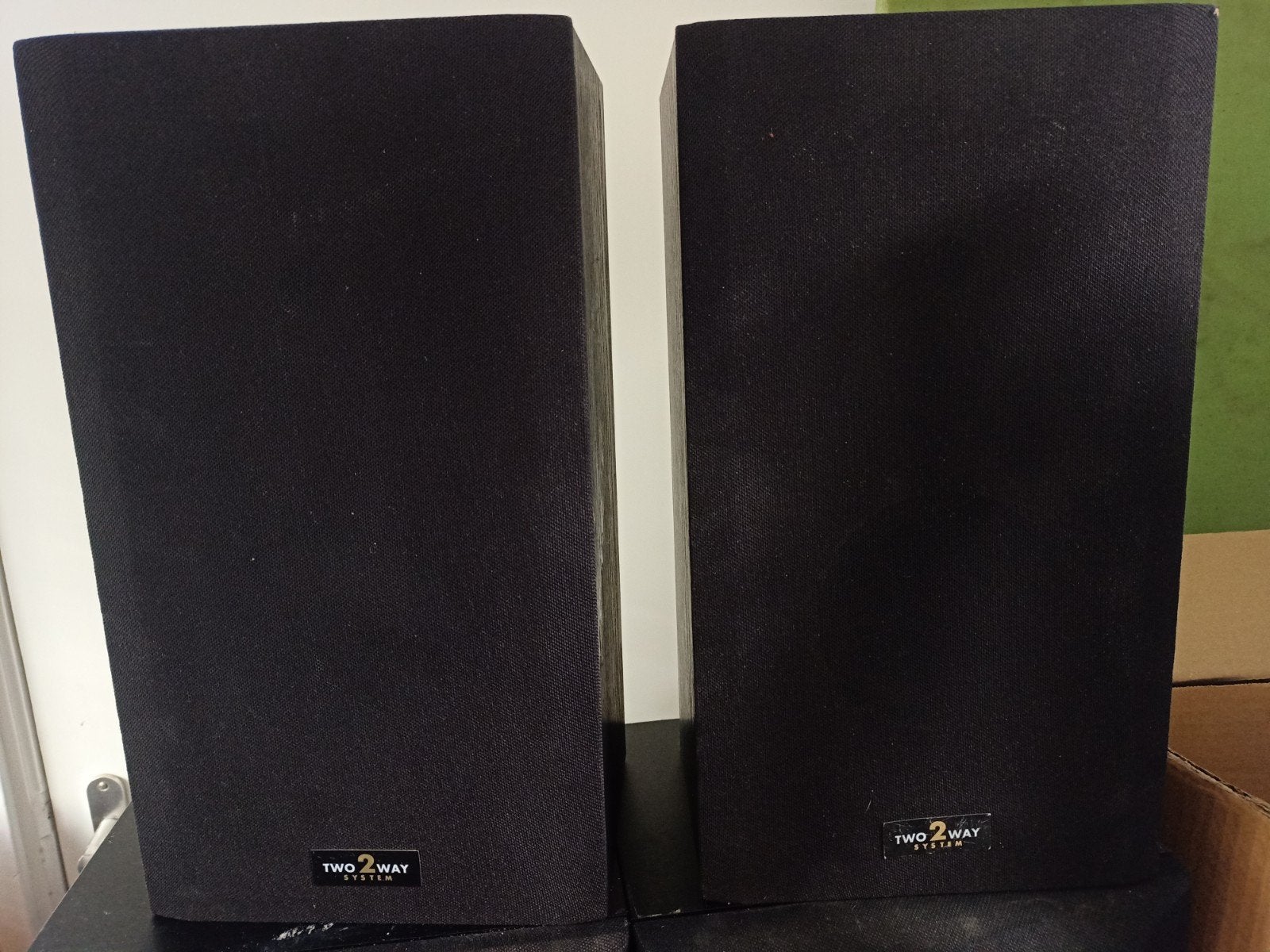 Nette speakers - 35 cm hoog - Two Way System, Overige merken, Stereo speakers, Gebruikt, Ophalen of Verzenden