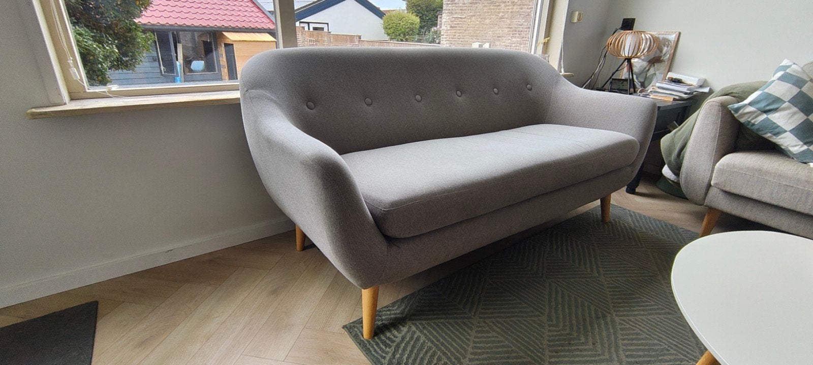 2.5 zits egedal jysk bank, Modern, Scandinavisch, 150 tot 200 cm, Tweepersoons, 75 tot 100 cm
