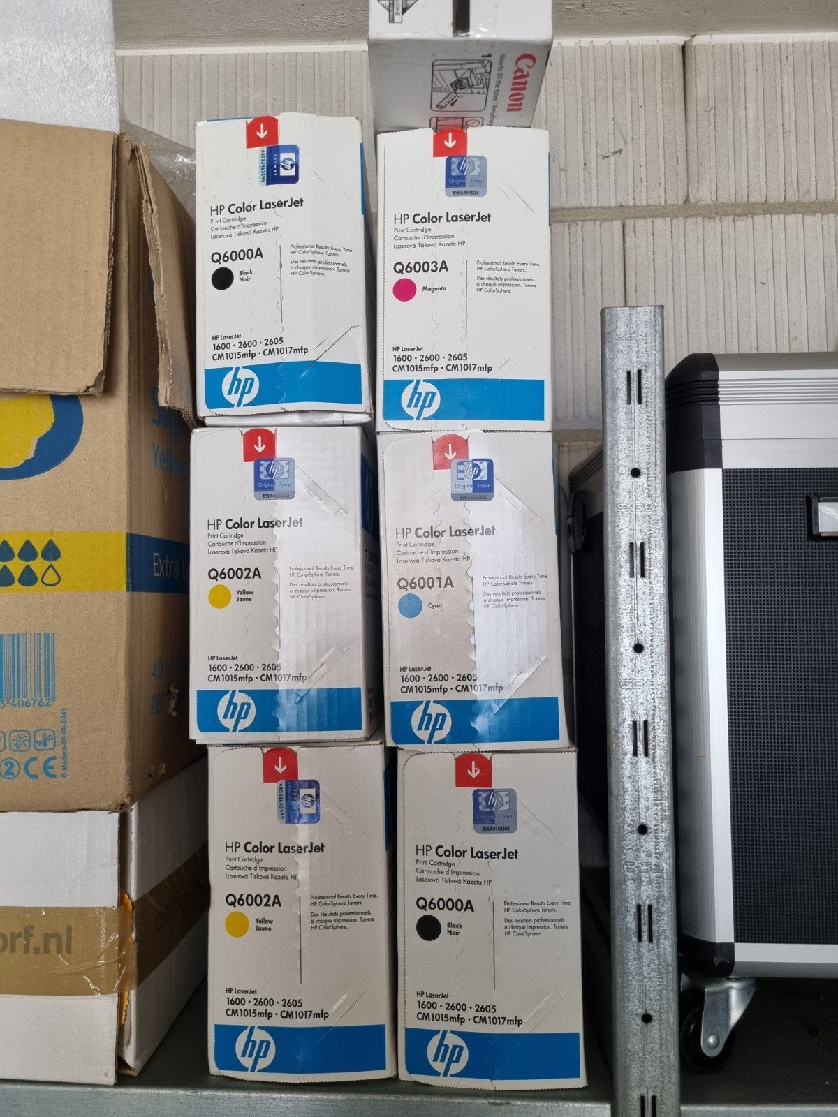 HP Color LaserJet Toner Cartridges Q6000A, Q6001A, Q6002A,, Kleur printen, Printer, Nieuw, Ophalen of Verzenden