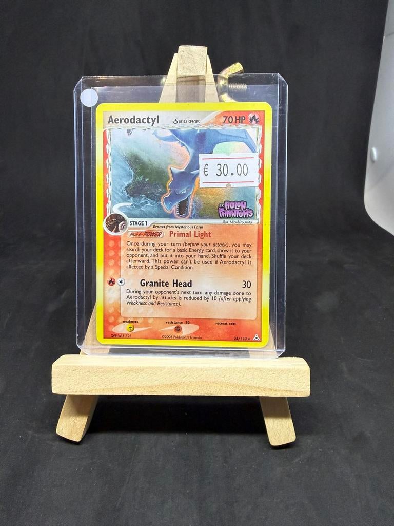 Aerodactyl 35 reverse holo exc/lp, Ophalen of Verzenden, Zo goed als nieuw
