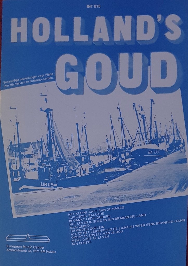 Bladmuziek Piano, Gitaar, Zang / Holland's Goud, Muziek en Instrumenten, Bladmuziek, Nieuw, Gitaar, Ophalen of Verzenden, Thema