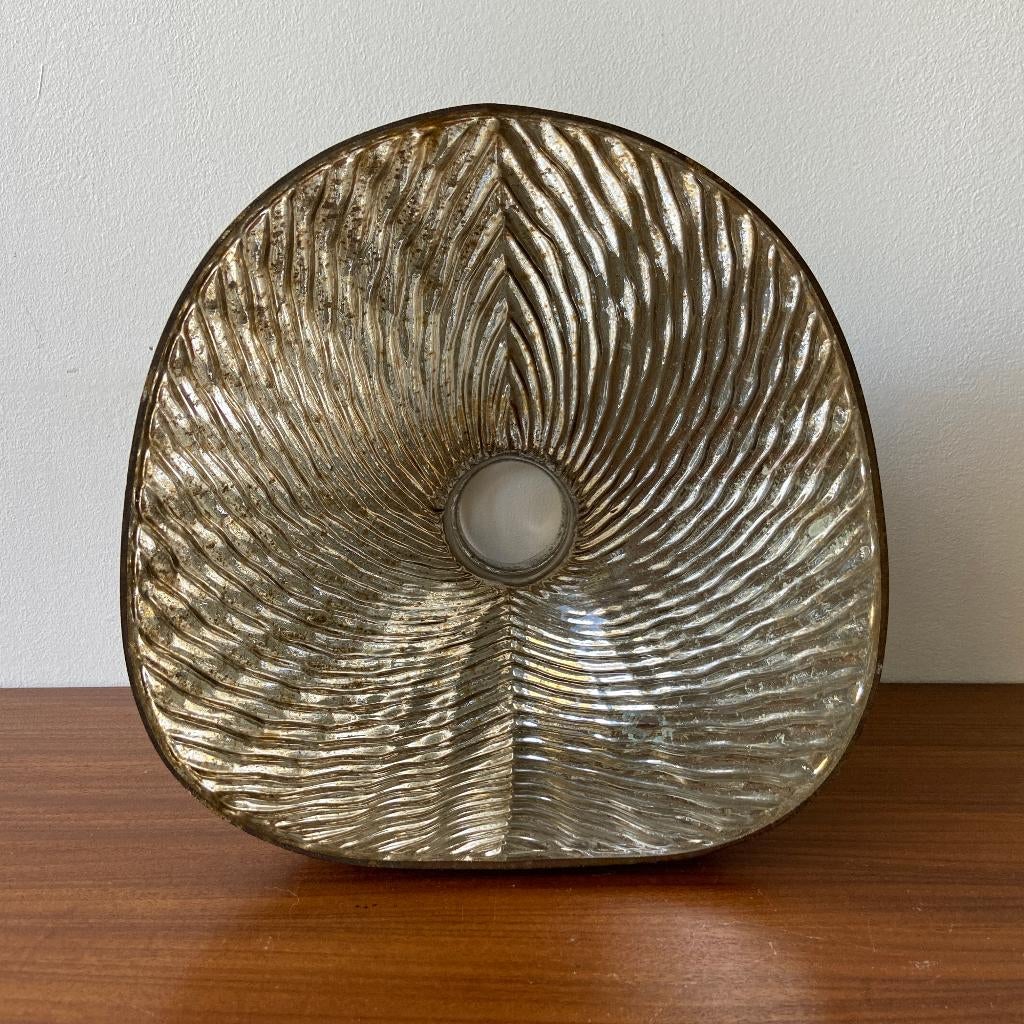 Helioray spiegelglas kap voor wandlamp etalagelamp antiek, Ophalen of Verzenden