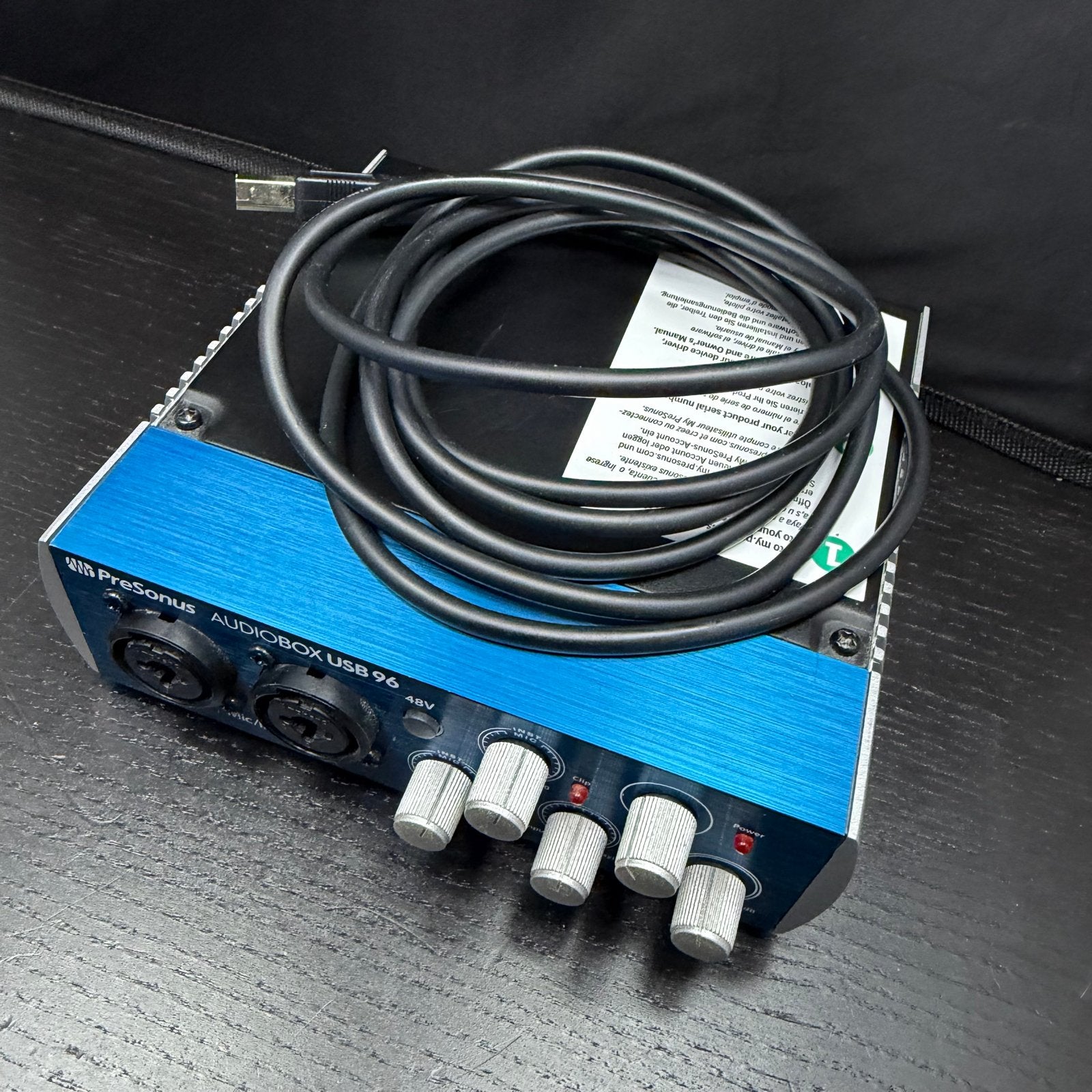 PreSonus AudioBox USB 96 Audio-interface, Z, Ophalen of Verzenden, Zo goed als nieuw, D