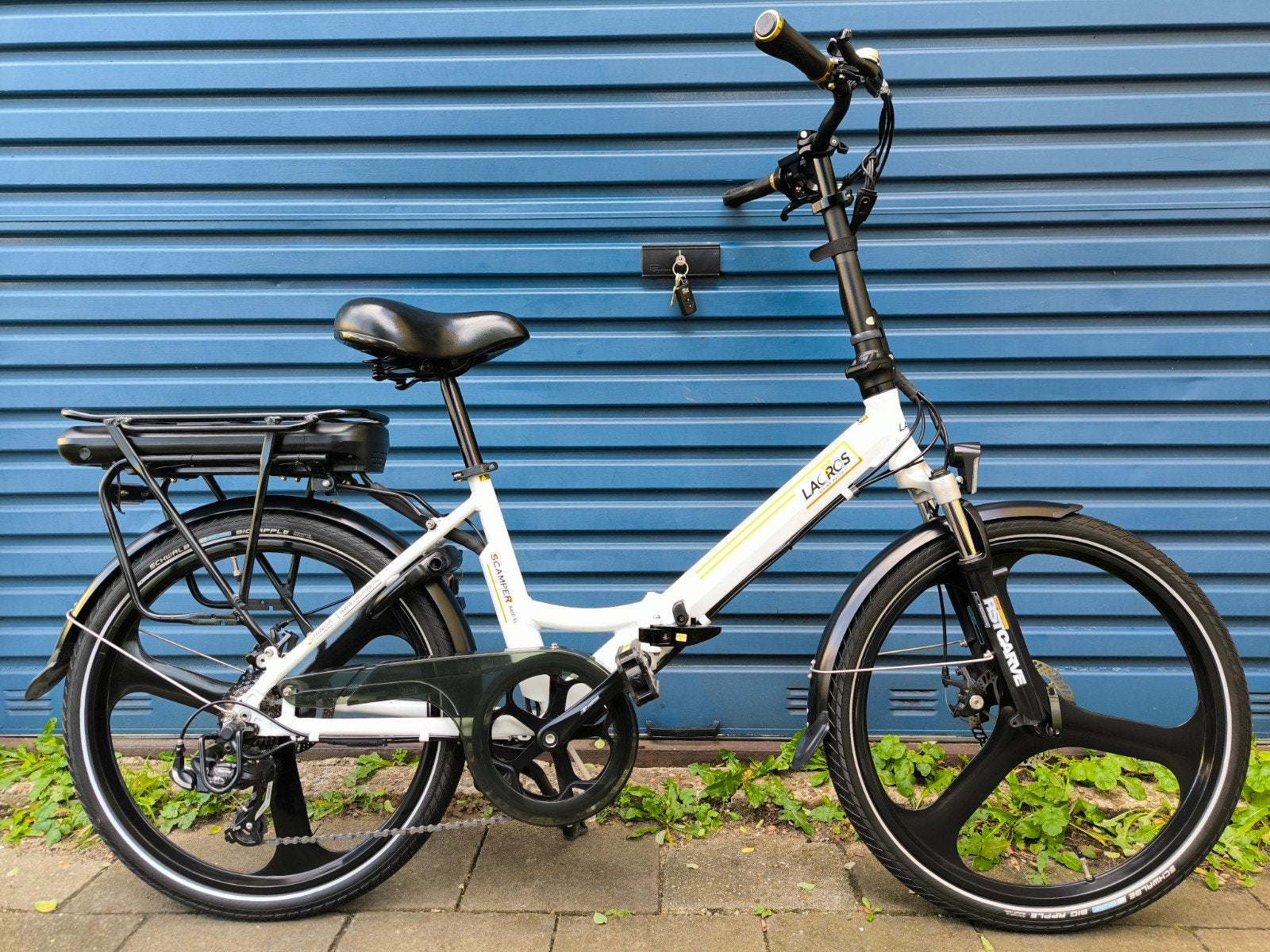 Z.G.A.N Lacros Scamper S400 XL Elektrische Vouwfiets 24 inch, 20 inch of meer, Versnellingen, Ophalen of Verzenden, Zo goed als nieuw