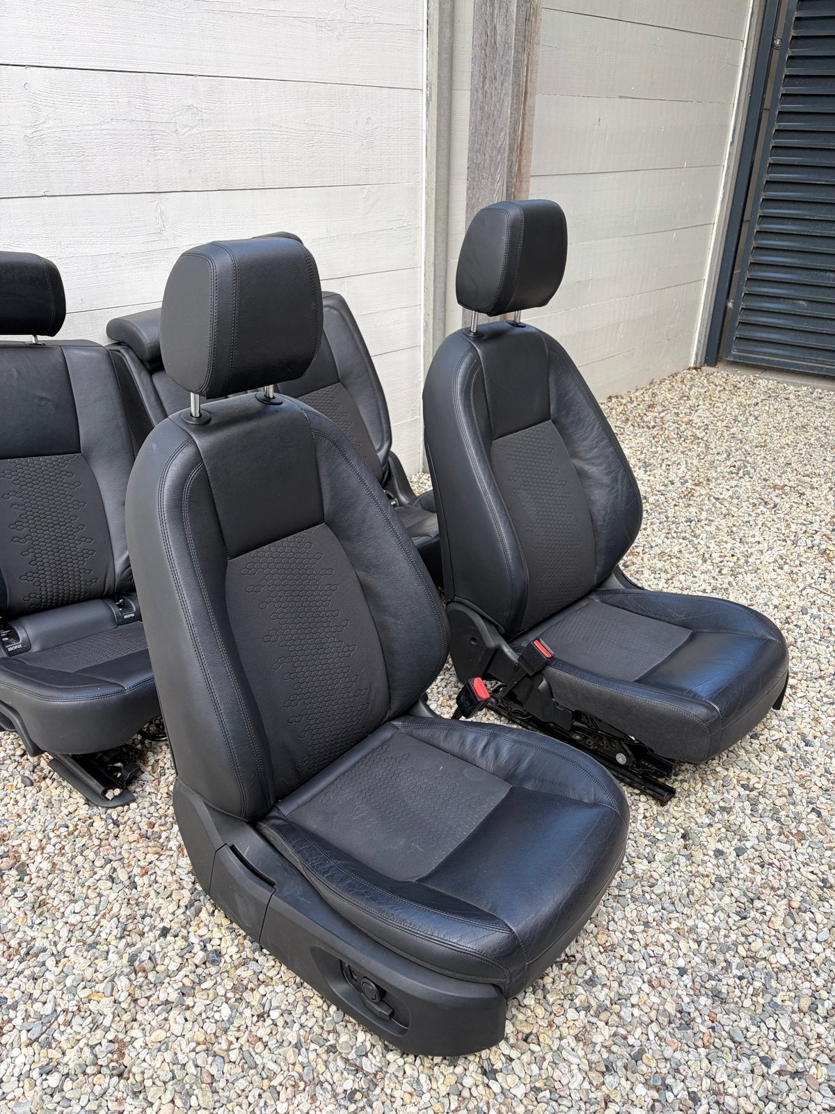 Land Rover Discovery Sport Zwart Leder Interieur stoelen, Auto-onderdelen, Interieur en Bekleding, Ophalen, Gebruikt, Land Rover