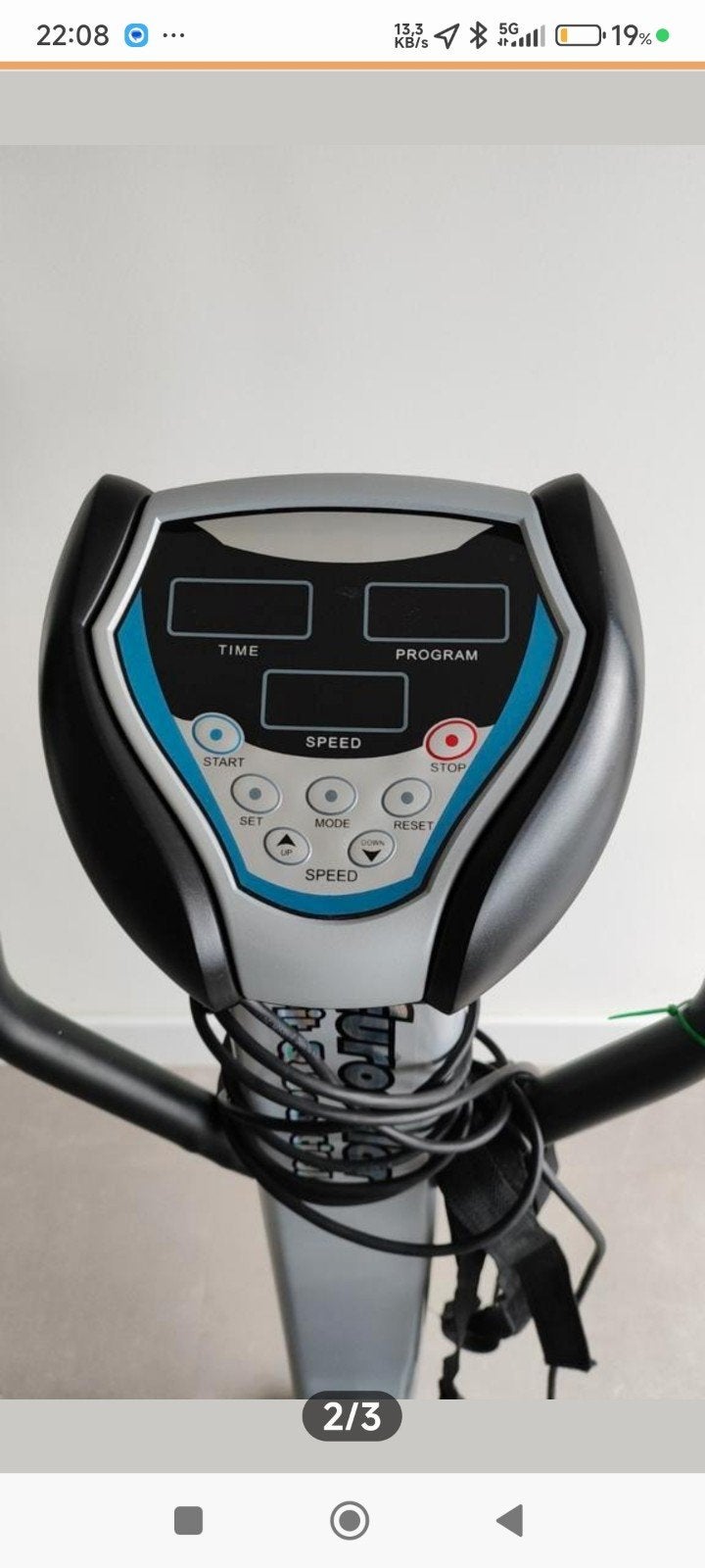 Trilplaat / Vibrator voor fitness en spieropbouw, Kunststof, Gebruikt, Ophalen of Verzenden, Buik