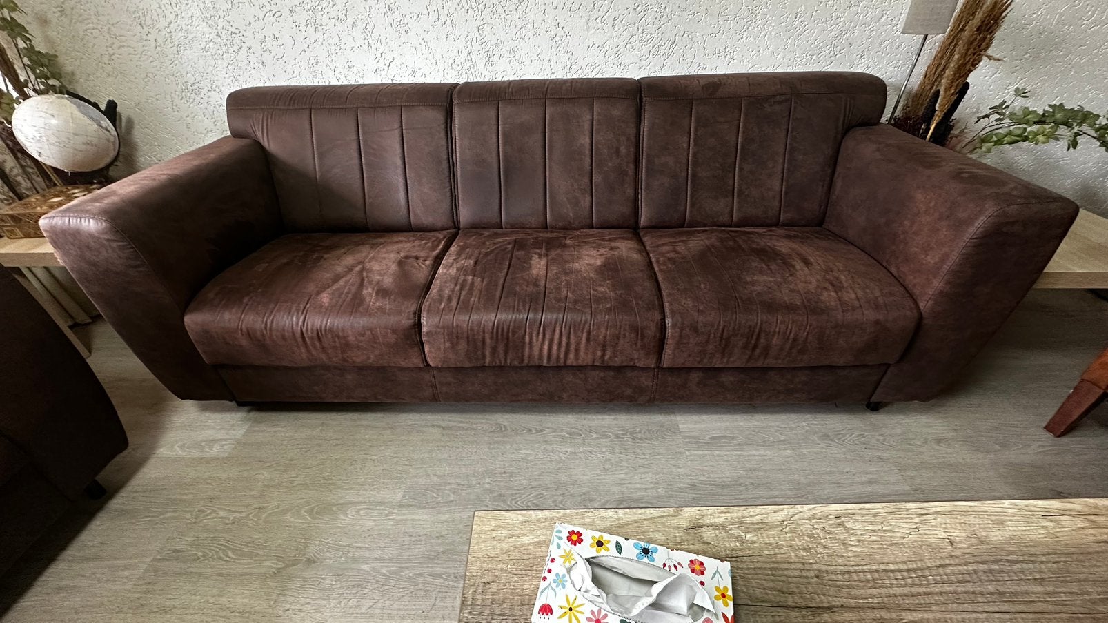 Complete woonkamer – banken, tafels en tv-meubel, Ophalen, Zo goed als nieuw
