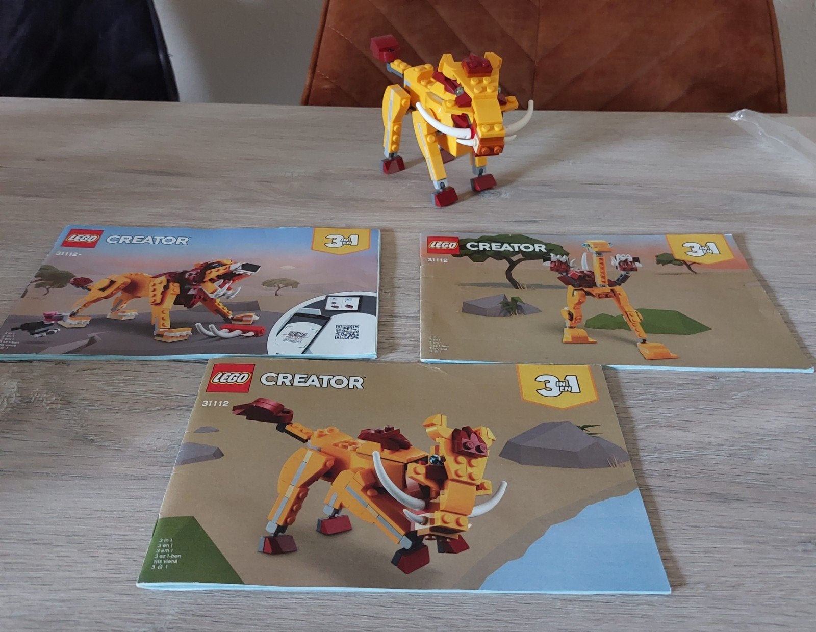 LEGO Creator, Set 31112, Wilde Leeuw 3-in-1 set, Ophalen, Lego, Compleet, Zo goed als nieuw
