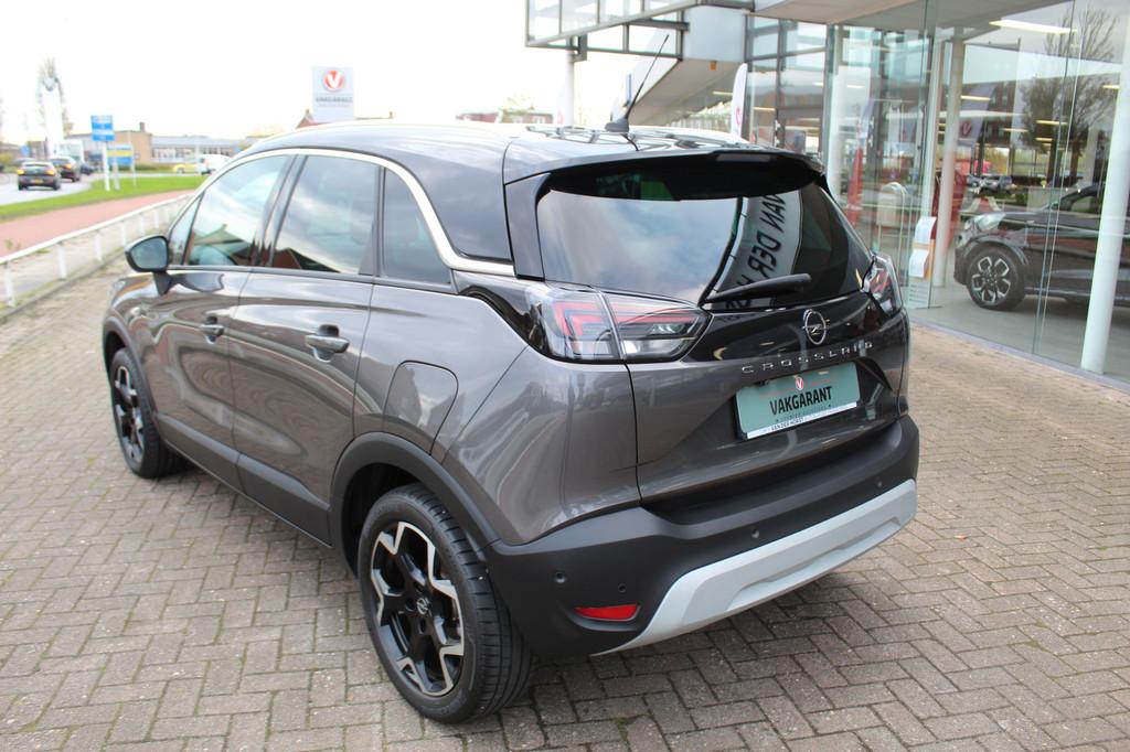 Opel Crossland 1.2-110pk Turbo Ultimate. Mooie en luxe hoogz, 12 maanden, 840 kg, Gebruikt, Zwart