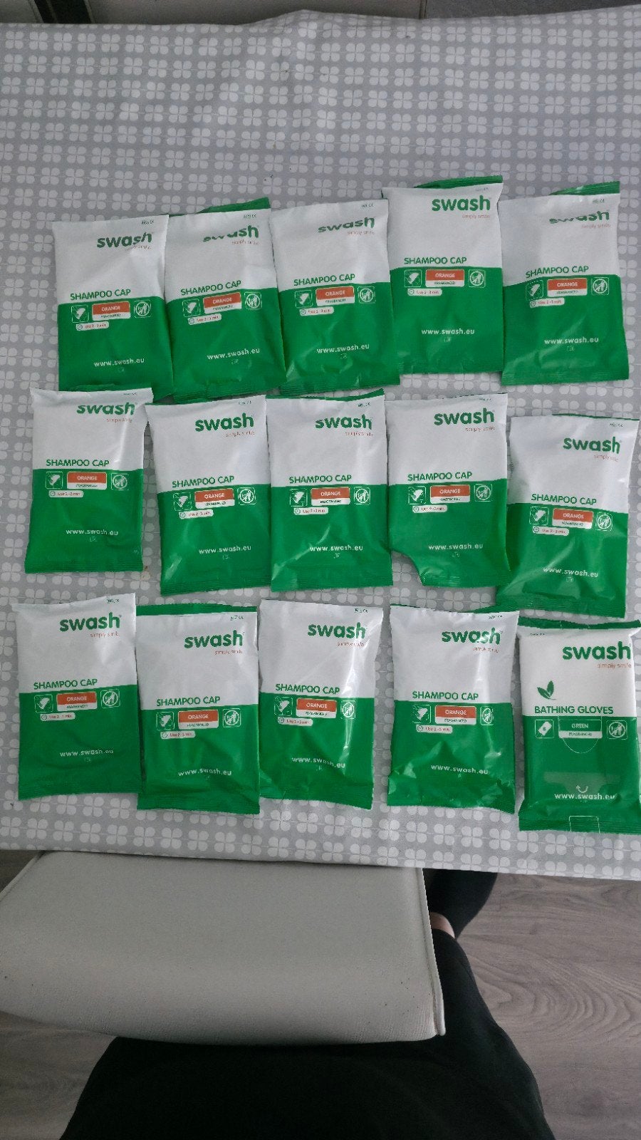 Swash Shampoo Caps & Badhandschoenen - Nieuw & Ongeopend, Ophalen of Verzenden, Nieuw