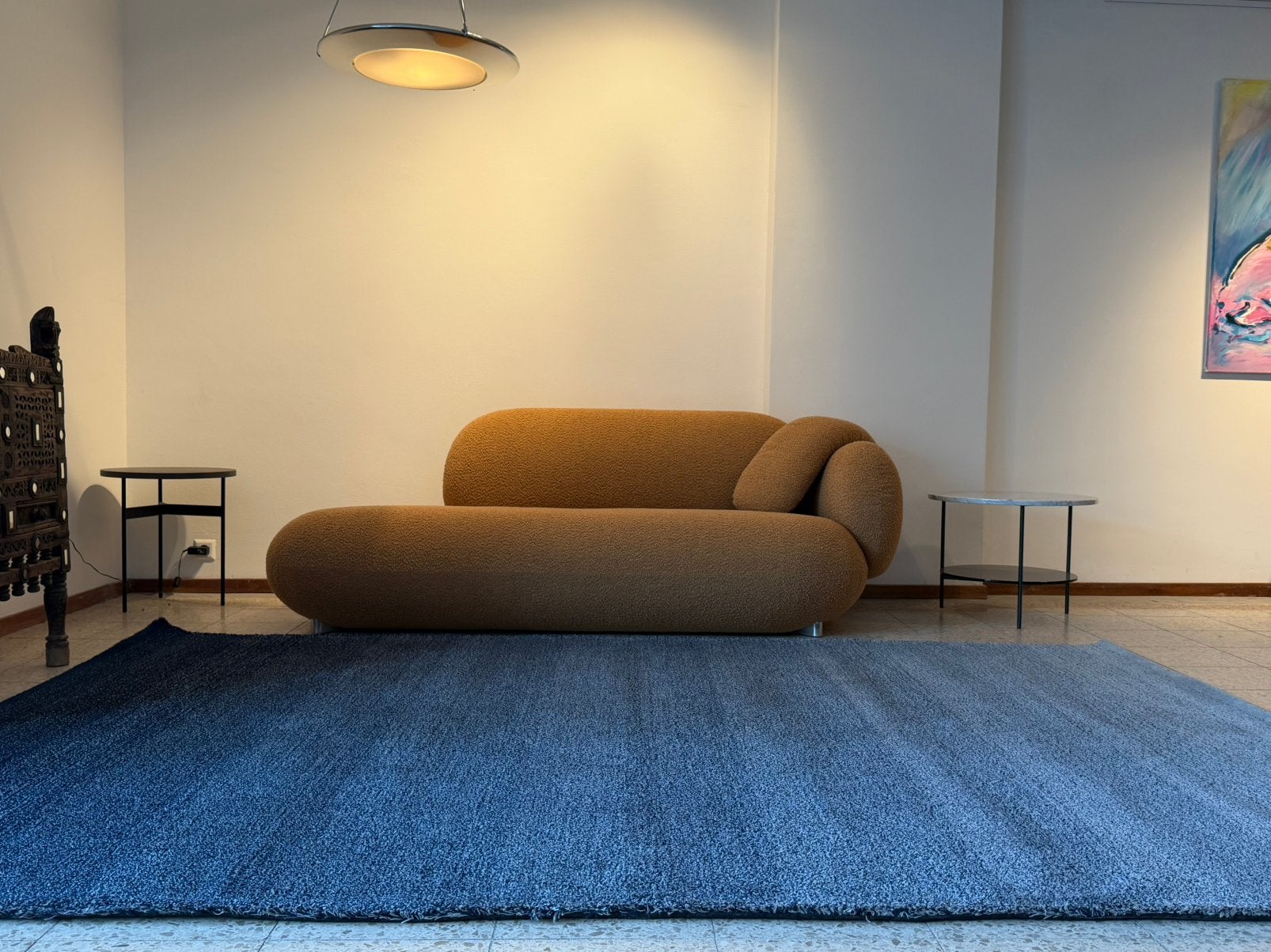 Brink en Campman tapijt Shade low Silver Polar Night10104, Ophalen, Blauw, 200 cm of meer, Rechthoekig