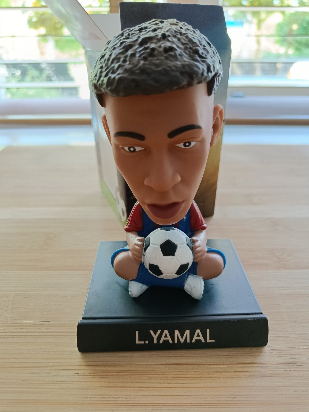 Unieke Lamine Yamal bobblehead pop, Ophalen of Verzenden, Nieuw, Mens