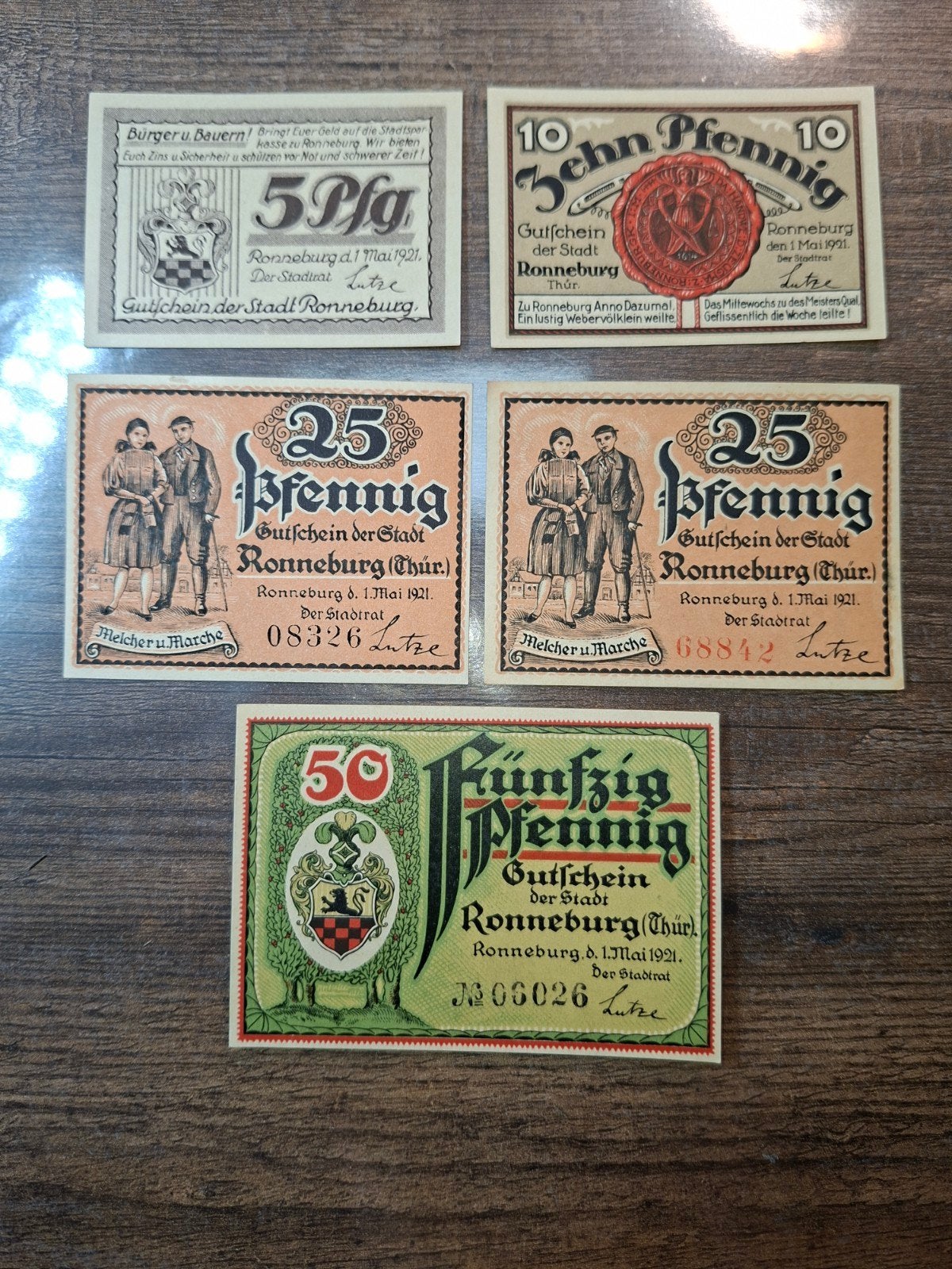 Duits Notgeld Ronneburg Noodgeld, Ophalen of Verzenden, Duitsland