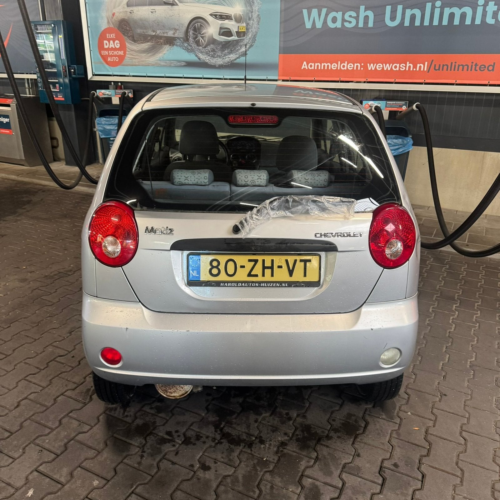 Chevrolet Matiz 0.8 2008 Grijs, Auto's, Voorwielaandrijving, Origineel Nederlands, 19 km/l, Particulier