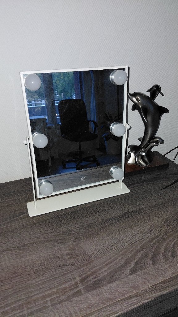 Make-up spiegel met verlichting, Ophalen, Minder dan 50 cm, Gebruikt, Minder dan 100 cm