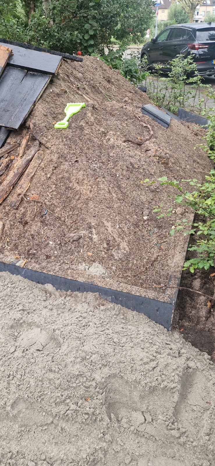 zwart zand gratis 6 kuub, Tuin en Terras, Zand, Ophalen, Overige typen
