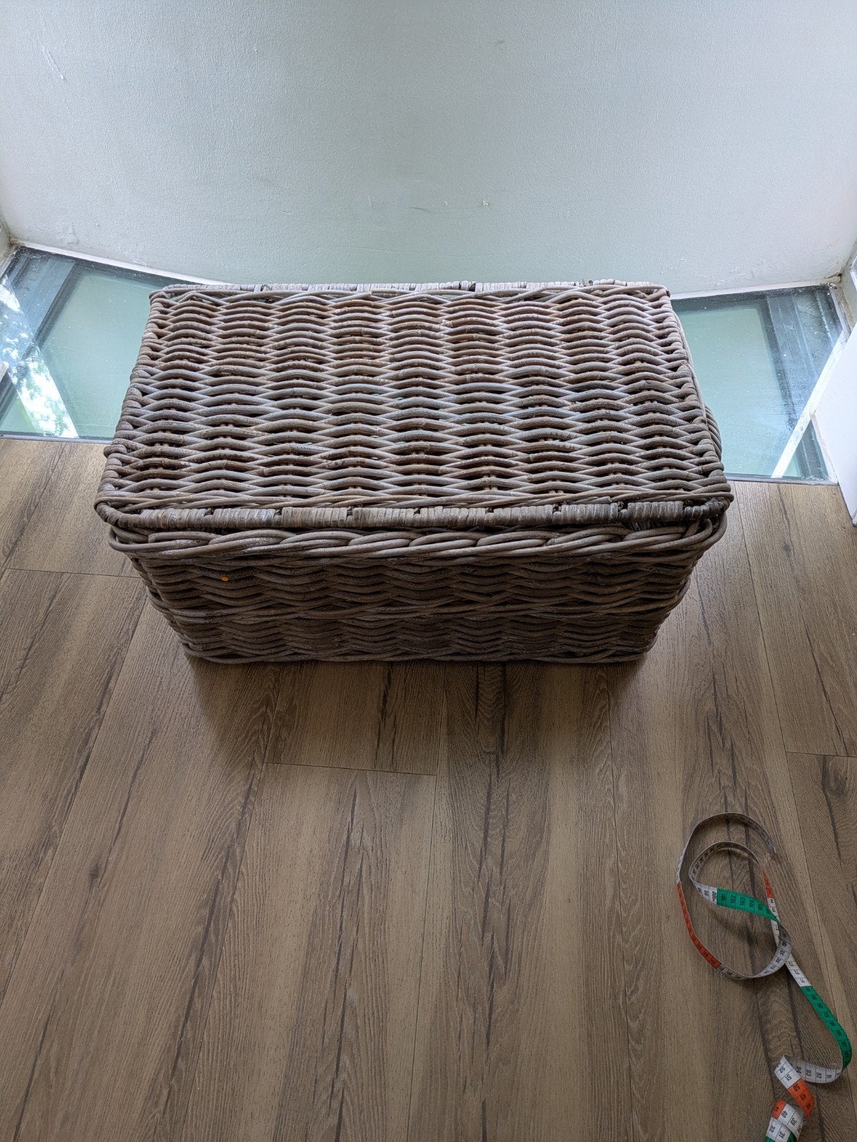 Grote rieten opbergkist / speelgoedkist, Ophalen, Overige materialen, Minder dan 50 cm, Gebruikt