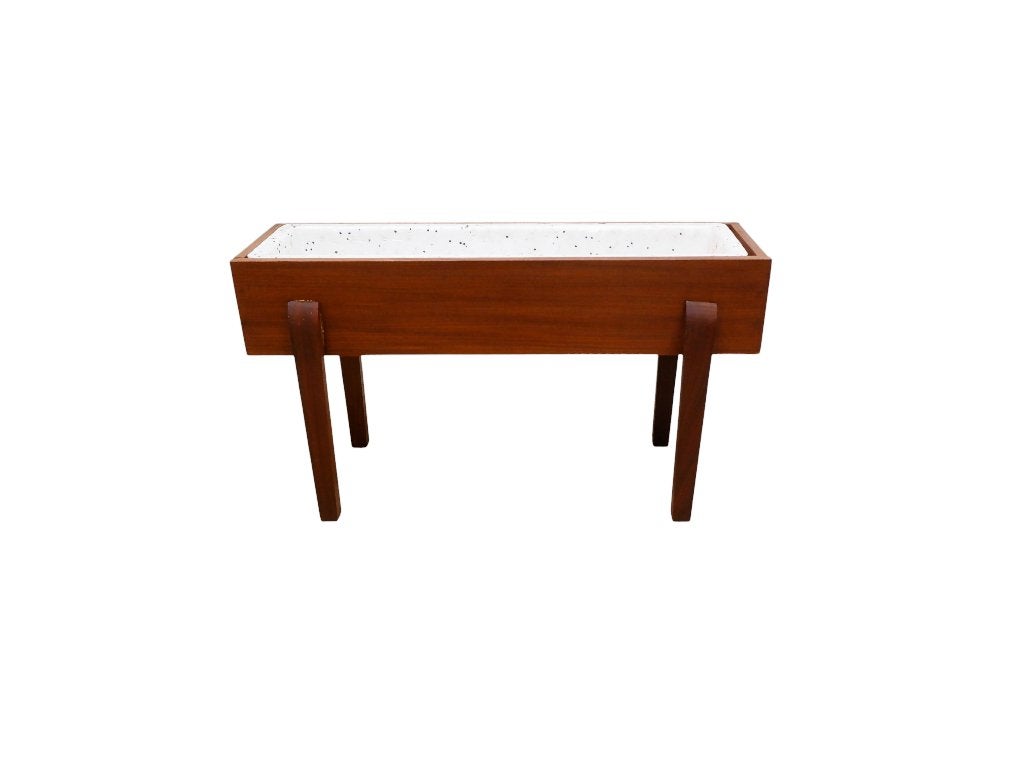 Vintage teak plantenbak jaren 60, Tuin en Terras, Gebruikt, Rijksstraatweg 37 Wilp, Ophalen of Verzenden, Binnen