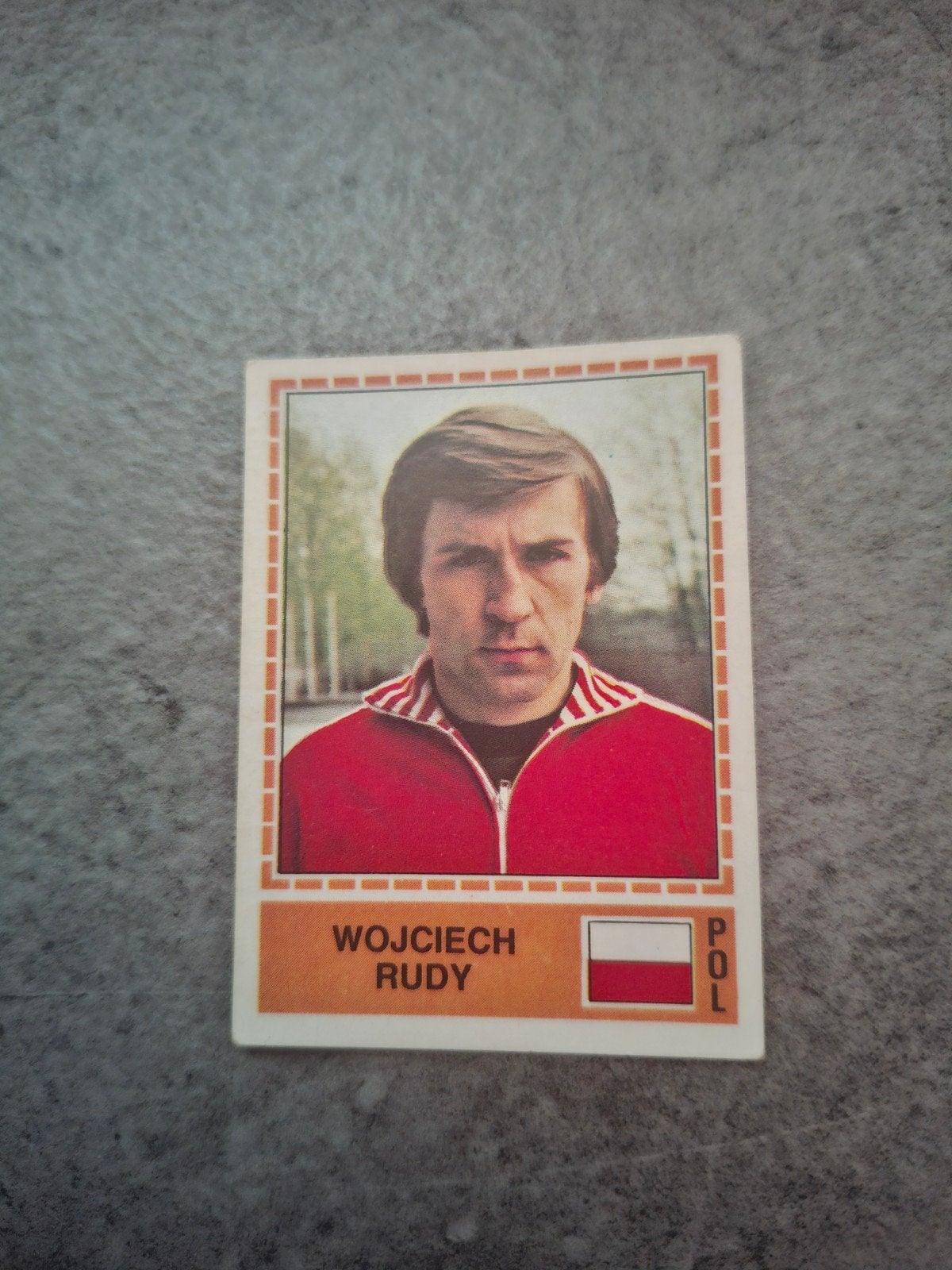 Panini sticker Euro 80 Italia. Wojciech Rudy Polen., Ophalen of Verzenden, Zo goed als nieuw, Sticker