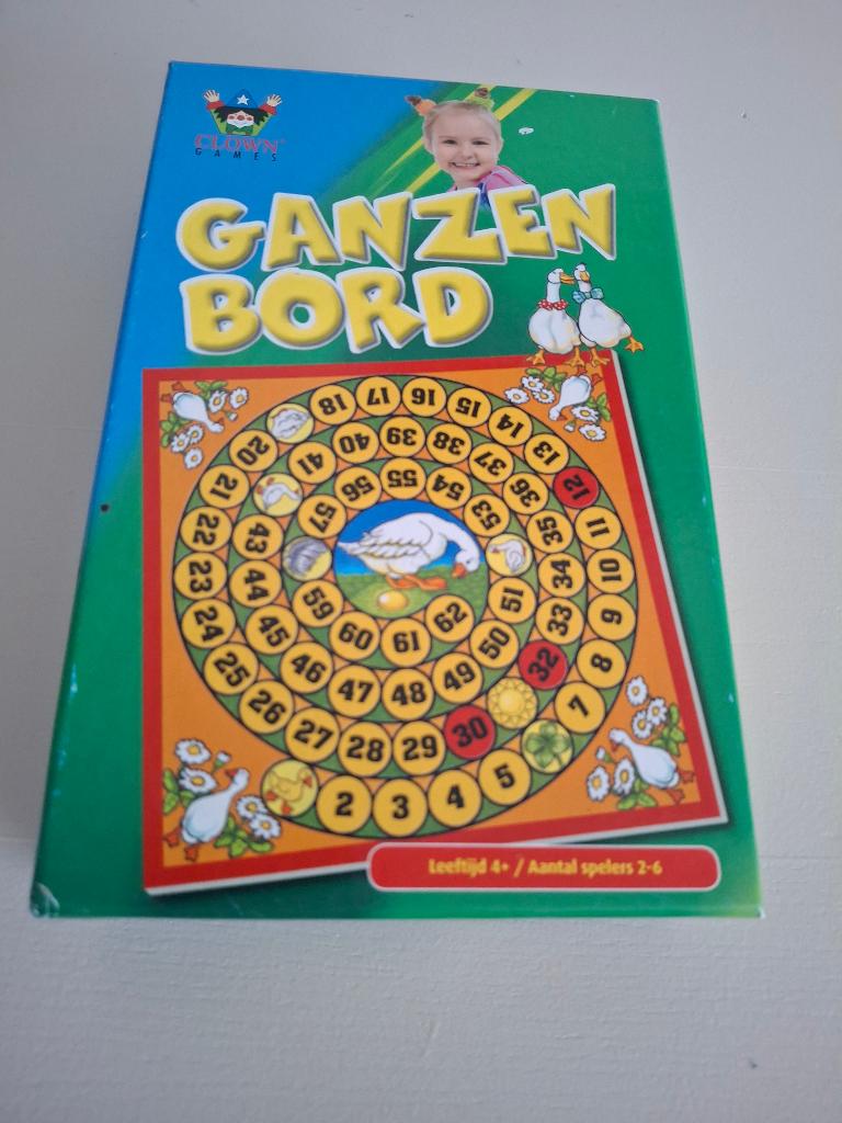 Ganzenbord spel, Hobby en Vrije tijd, Gezelschapsspellen | Bordspellen, Vijf spelers of meer, Ophalen of Verzenden, Gebruikt, Clown Games
