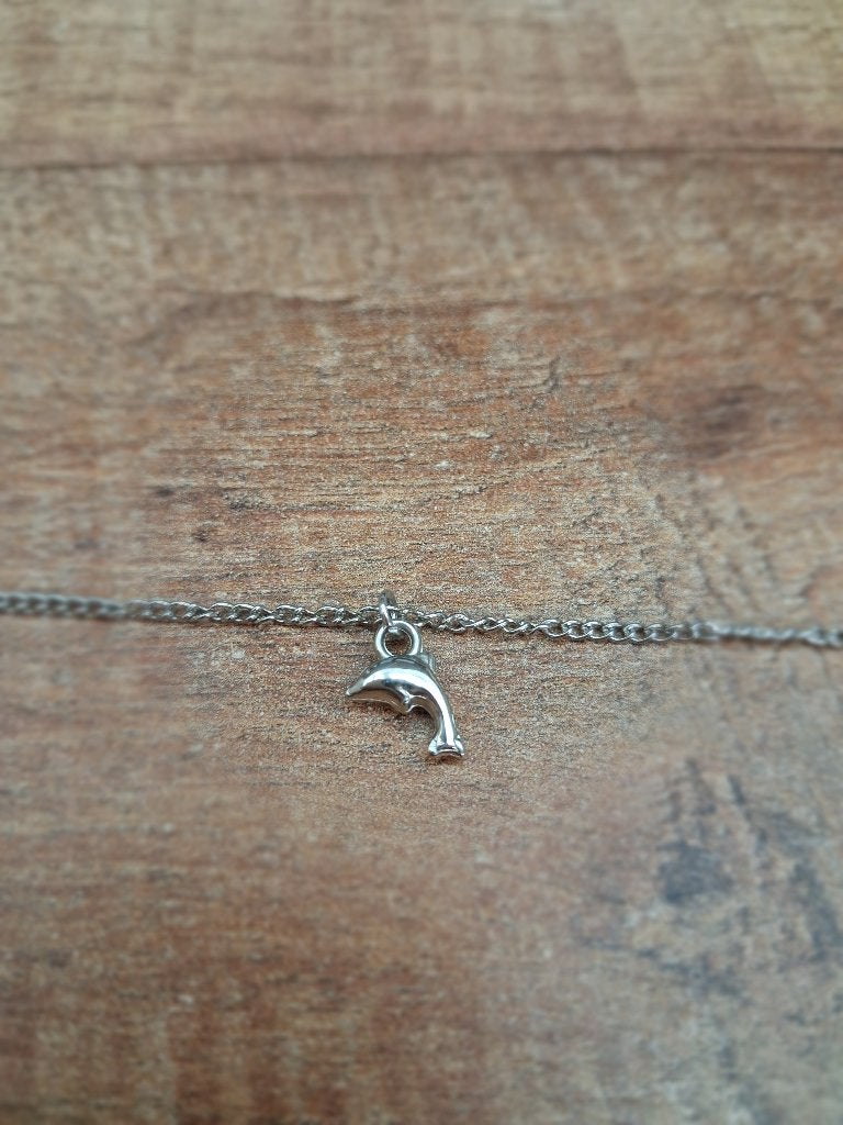 Dolfijn Zilverkleurige Armband, Ophalen of Verzenden, Nieuw, Zilver, Overige materialen