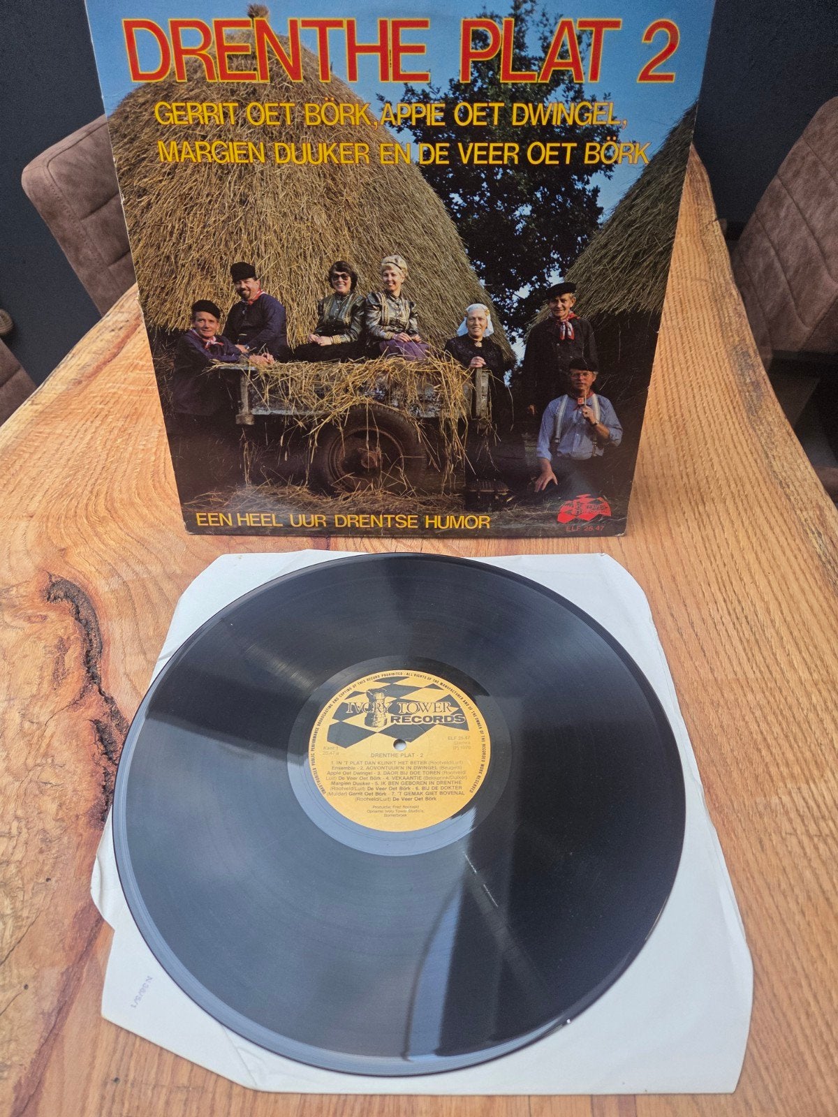 Drenthe Plat 2 LP - Gerrit oet Börk, Appie oet Dwingel, LP, Gebruikt, Overige genres, Ophalen of Verzenden