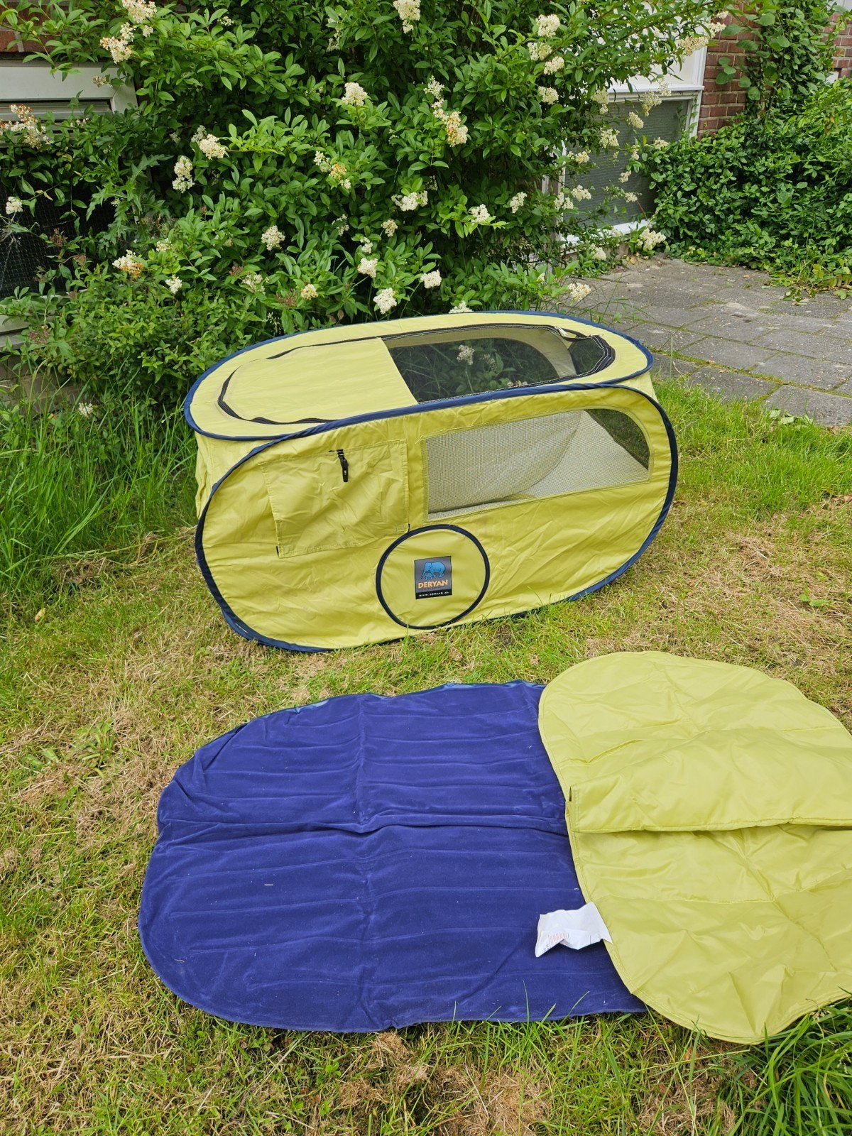 Deryan Baby Box Pop Up Tent met Matras en Slaapzak, Verzenden, ., Zo goed als nieuw, .