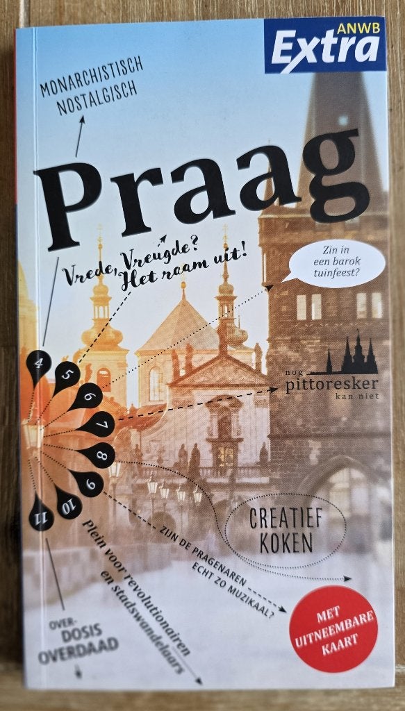 ANWB Extra Reisgids Praag - Tsjechie, ANWB, Europa, Ophalen of Verzenden, Zo goed als nieuw
