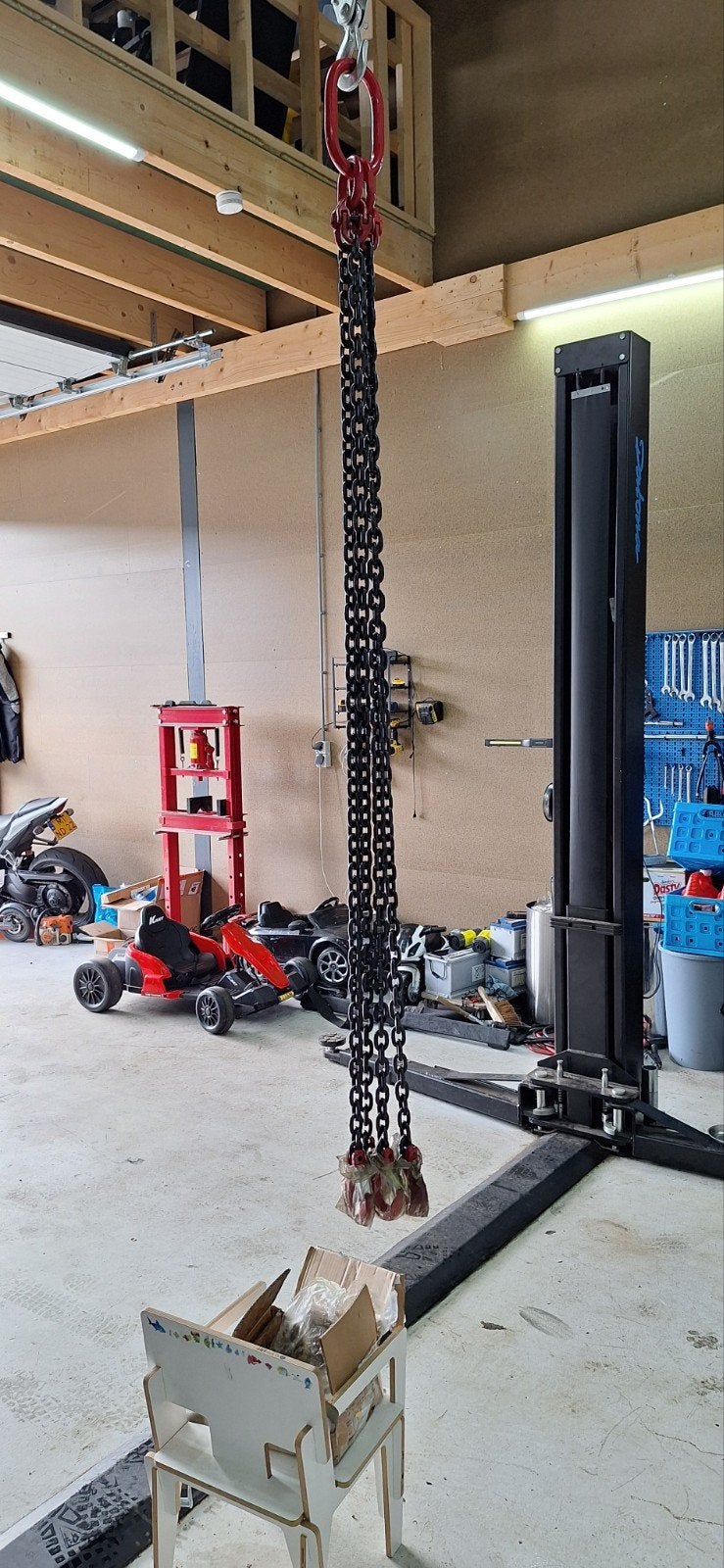 Nieuwe hijsketting 4-sprong, 1.9 meter, 5 ton, Ophalen, Nieuw