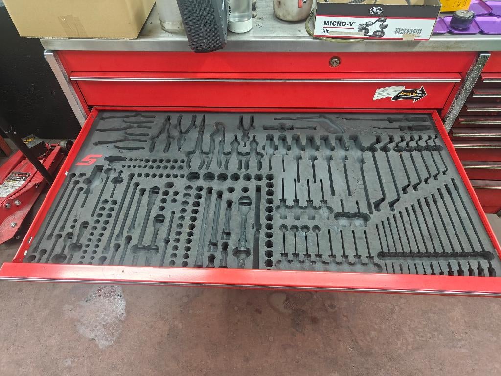 snap-on foam inlay master series toolbox, Ophalen, Gebruikt
