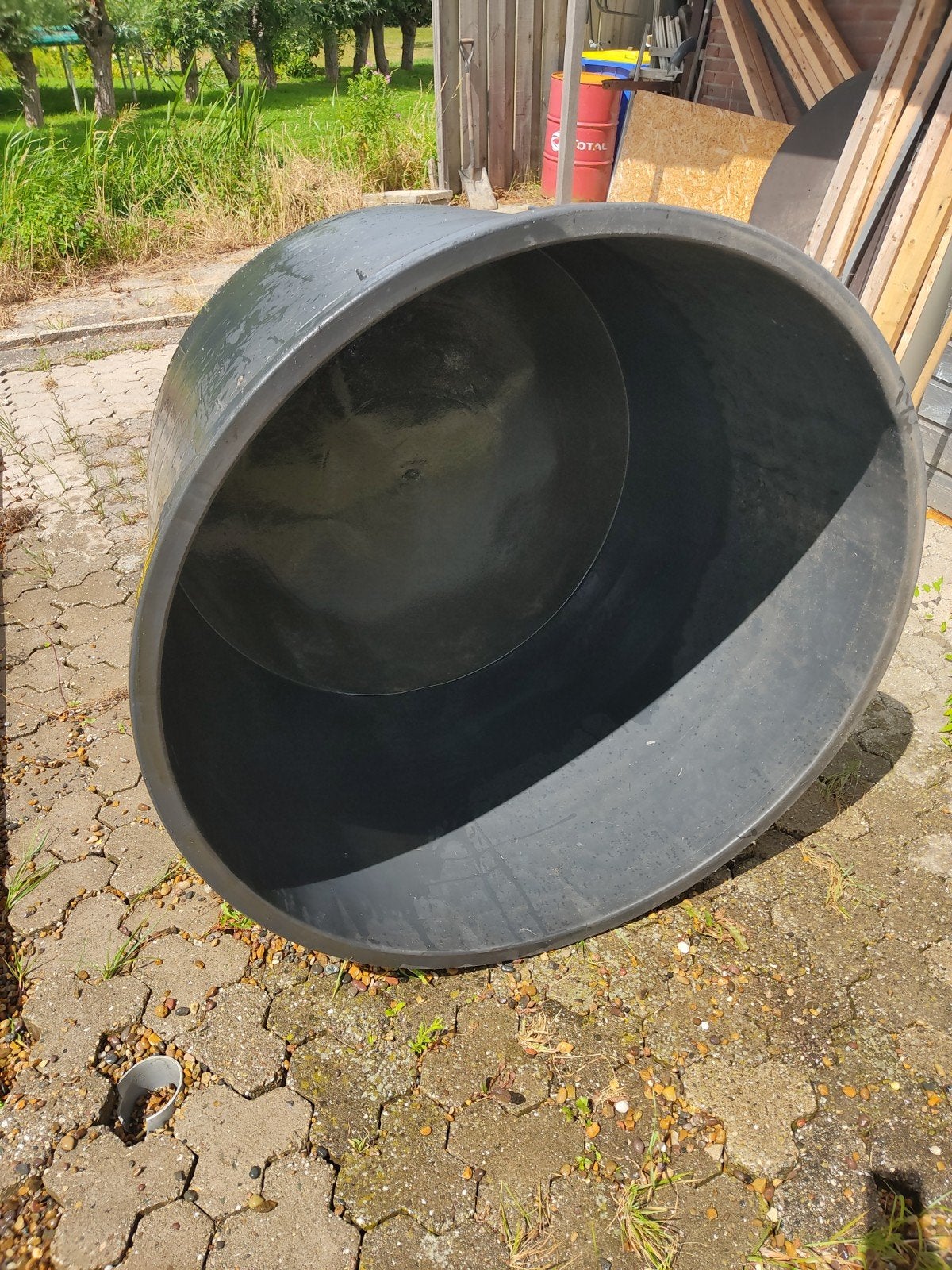 Boomkuip 700 liter of (ijs)bad, Tuin en Terras, Ophalen, Kunststof, Gebruikt, 100 cm of meer