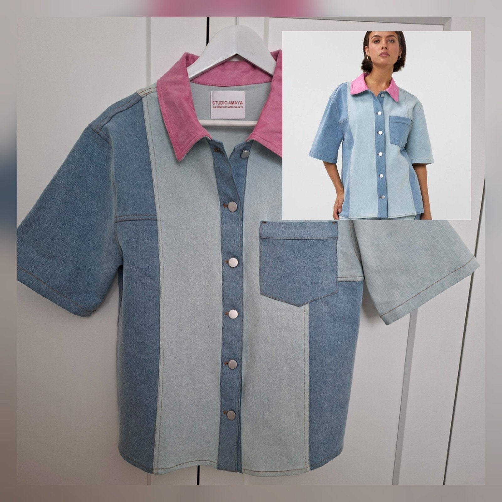 Studio Amaya blouse top mt S, Blauw, Studio Amaya, Nieuw, Ophalen of Verzenden