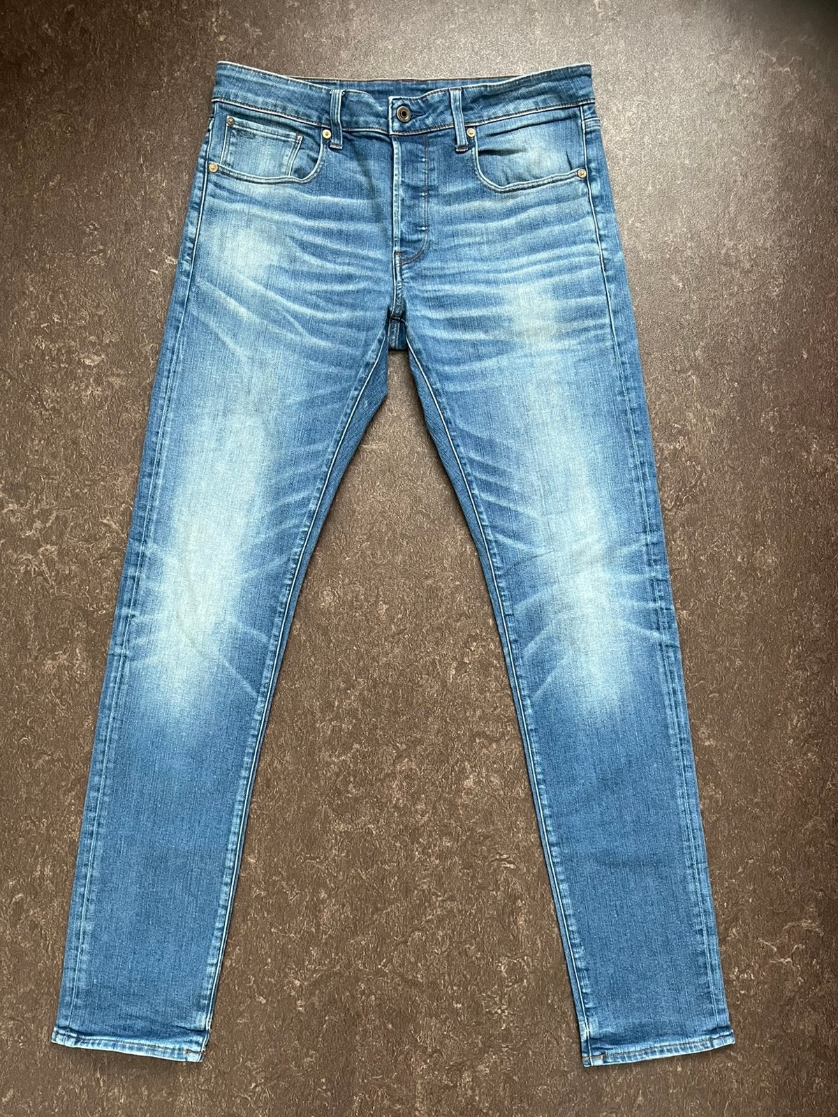 G- star RAW 3301 SLIM W33 L34 Z.G.A.N., Ophalen of Verzenden, Zo goed als nieuw, Overige kleuren, W33 - W34 (confectie 48/50)