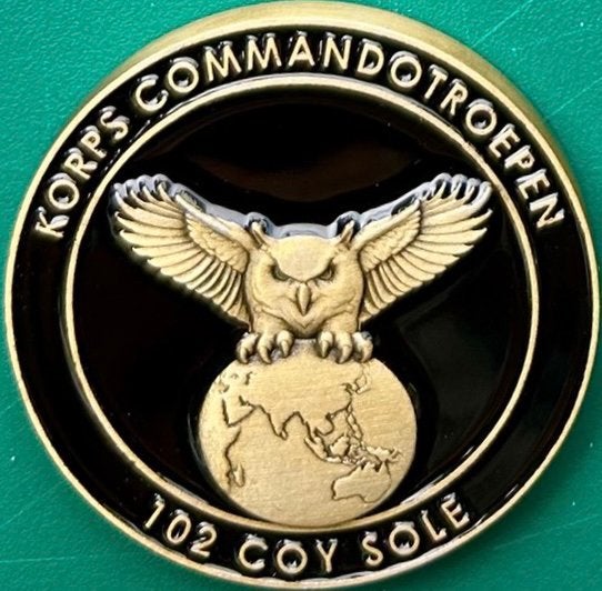Coin Korps Commandotroepen 102 CiE NLD SOCOM SPEC EDITION, Ophalen of Verzenden, Landmacht, Nederland, Embleem of Badge