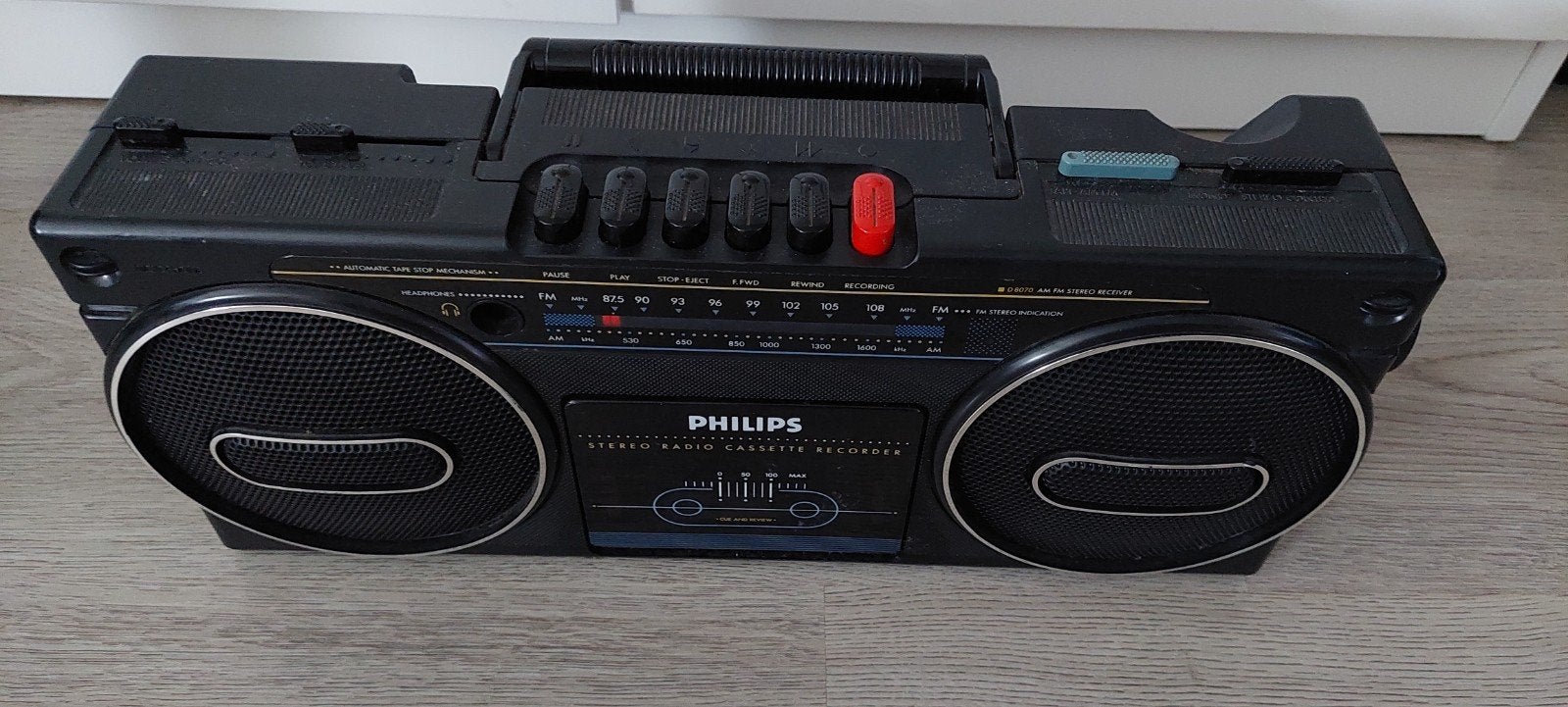 Philips Stereo Radio Cassette Recorder D8070-00, Ophalen of Verzenden, Bandrecorder