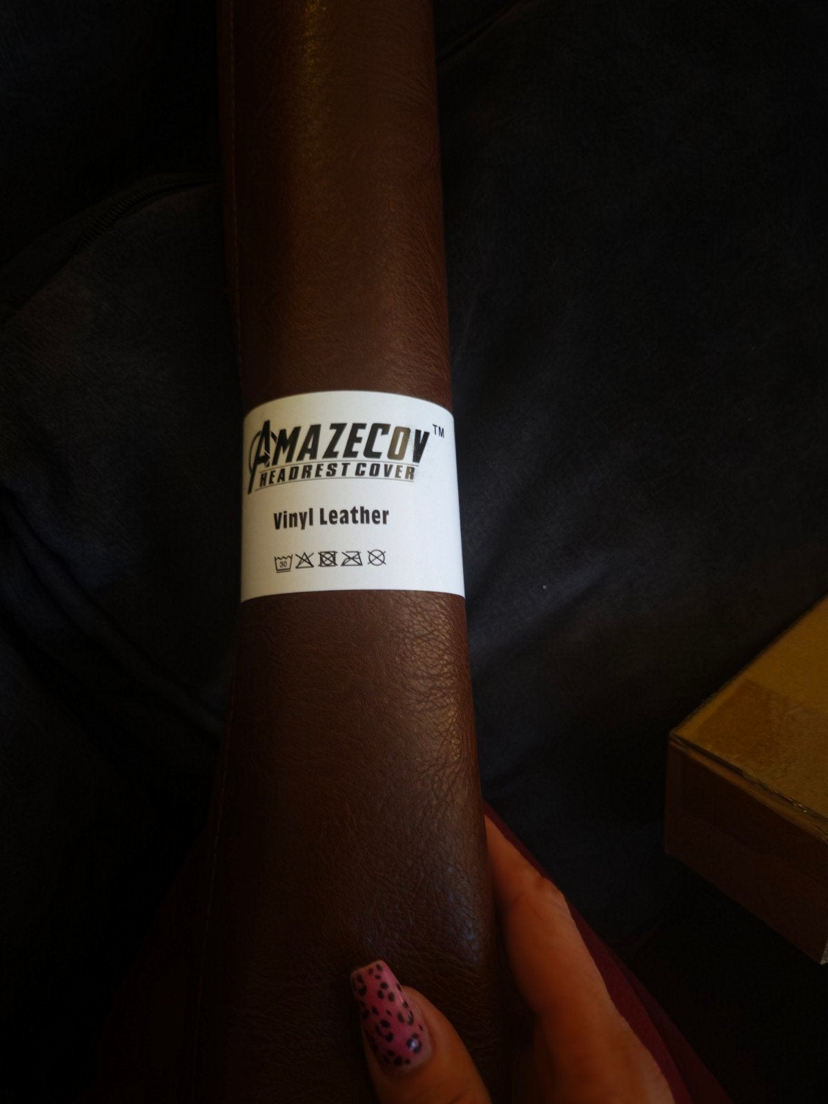 AMAZECov Hoofdsteunhoes Vinyl Leer - Nieuw, Ophalen of Verzenden, Nieuw, Universele onderdelen