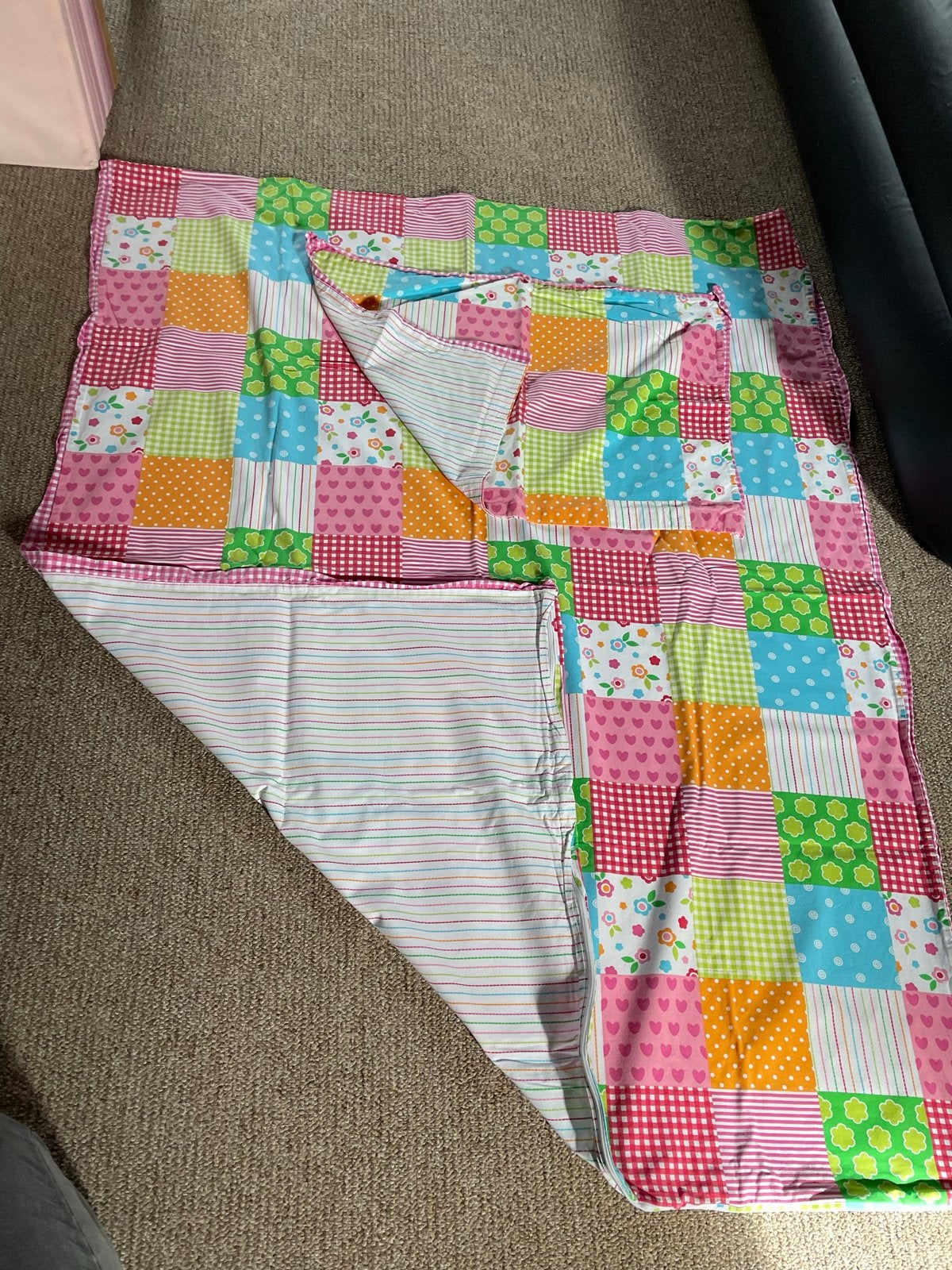 Lief! 2x hoes voor matras en dekbed, dekbed en 3 lakens, Gebruikt, Overige merken, Dekbedovertrek, Ophalen of Verzenden