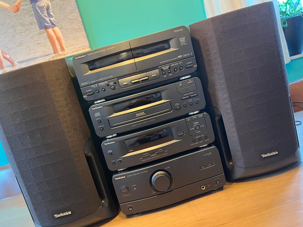 Prachtige vintage Technics CH-510 stereotoren, Ophalen of Verzenden, Gebruikt, Overige merken, Microset