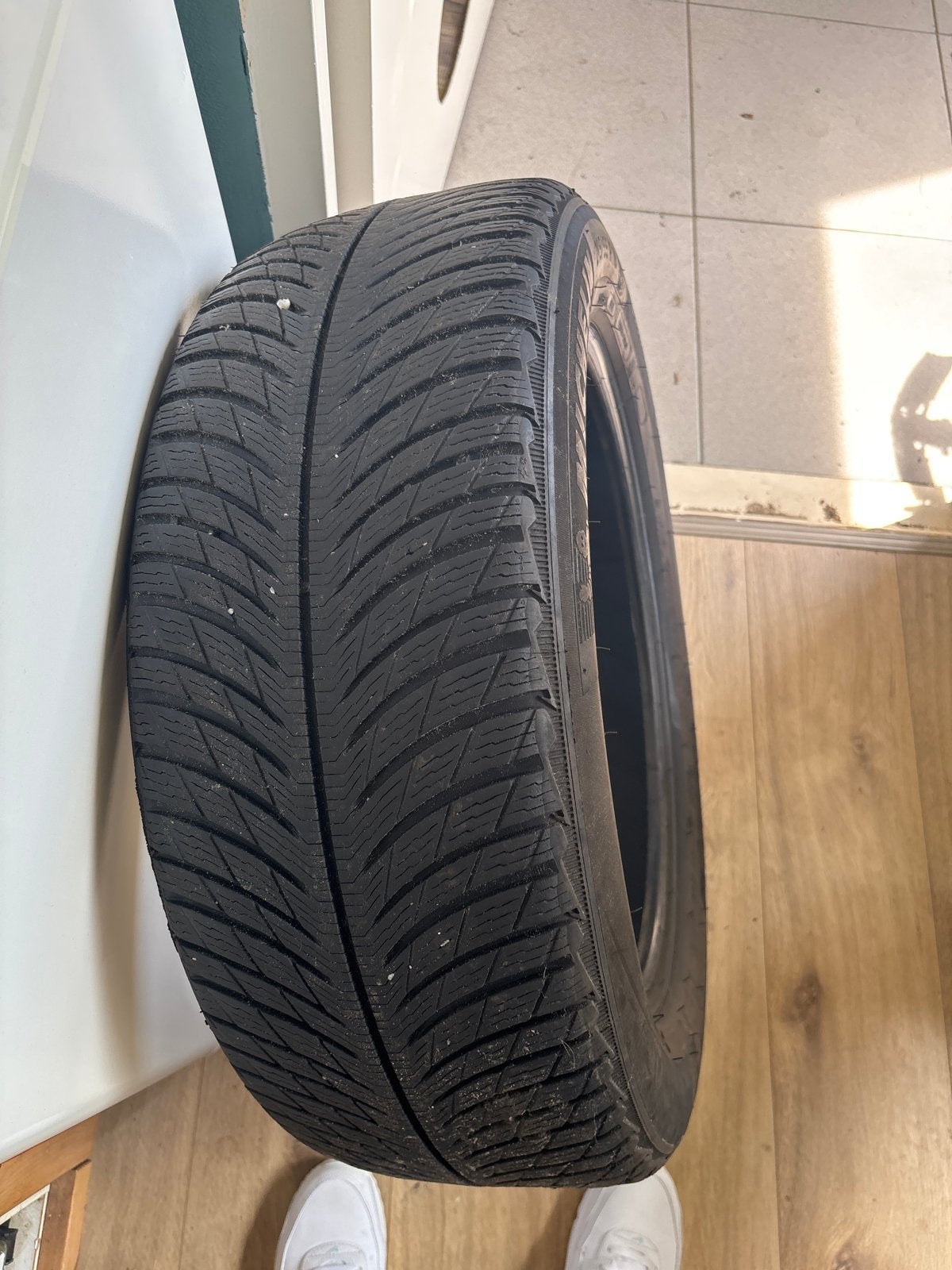 Nieuwe Michelin Pilot Alpin 5 winterbanden (4 stuks), Ophalen, 18 inch, 215 mm, Nieuw