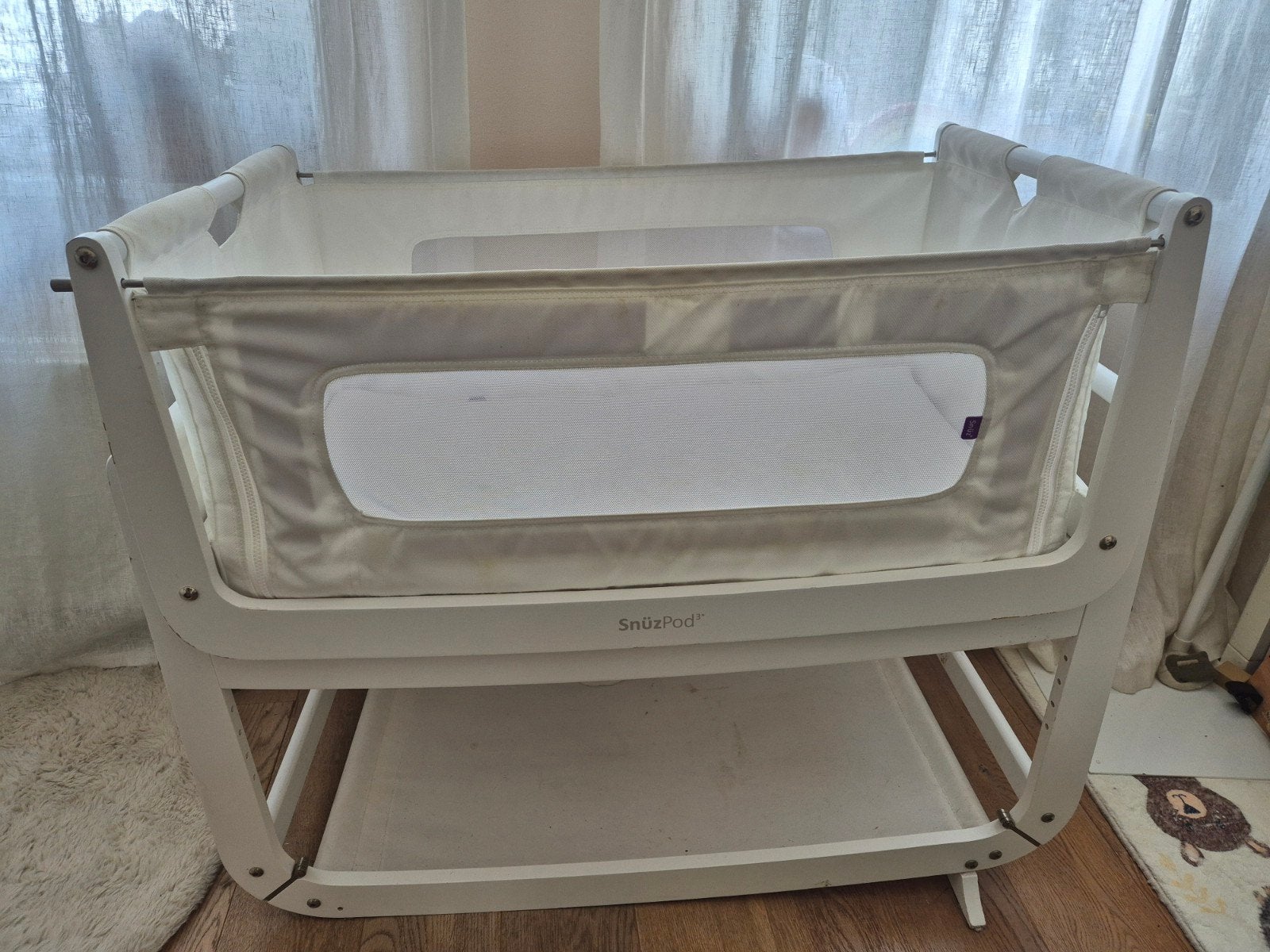 SnüzPod 3 Co-Sleeper Wieg - Wit, Kinderen en Baby's, Babywiegjes en Ledikanten, Ophalen, Gebruikt, Wieg