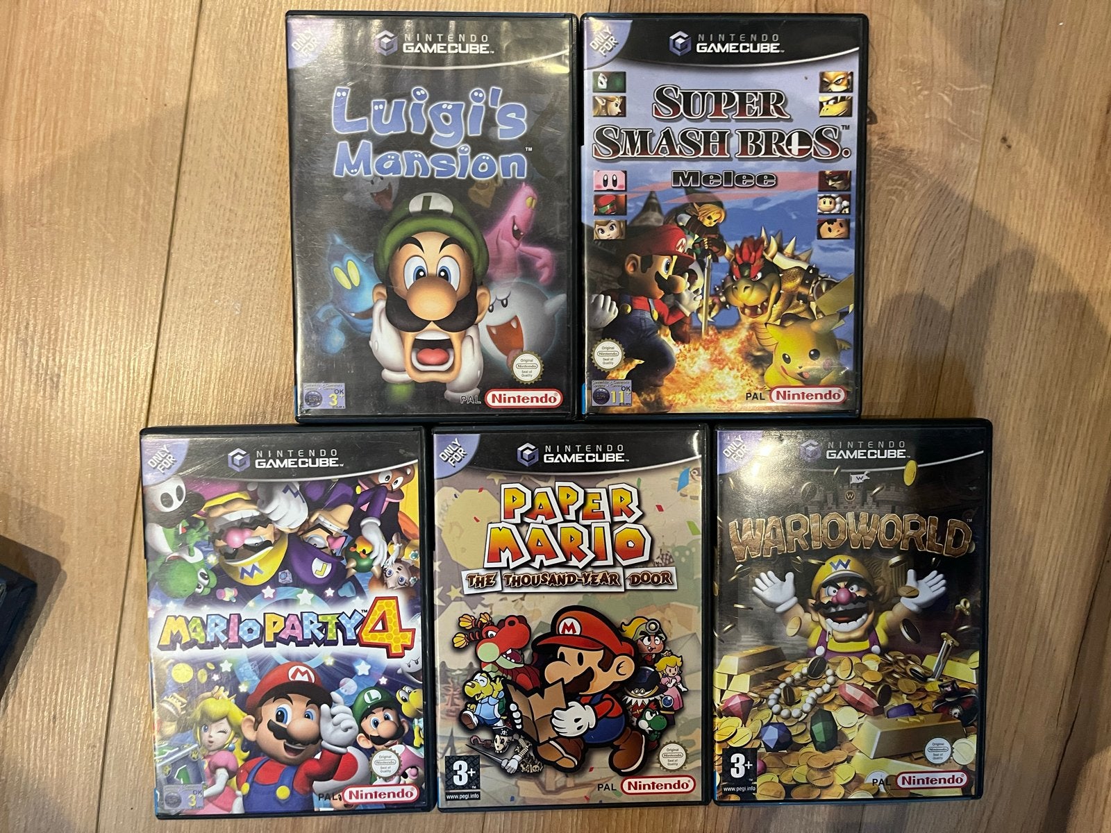 Gamecube Super Mario games - Luigi's Mansion, Mario Party 4,, Gebruikt, Eén computer, Ophalen of Verzenden, Platform