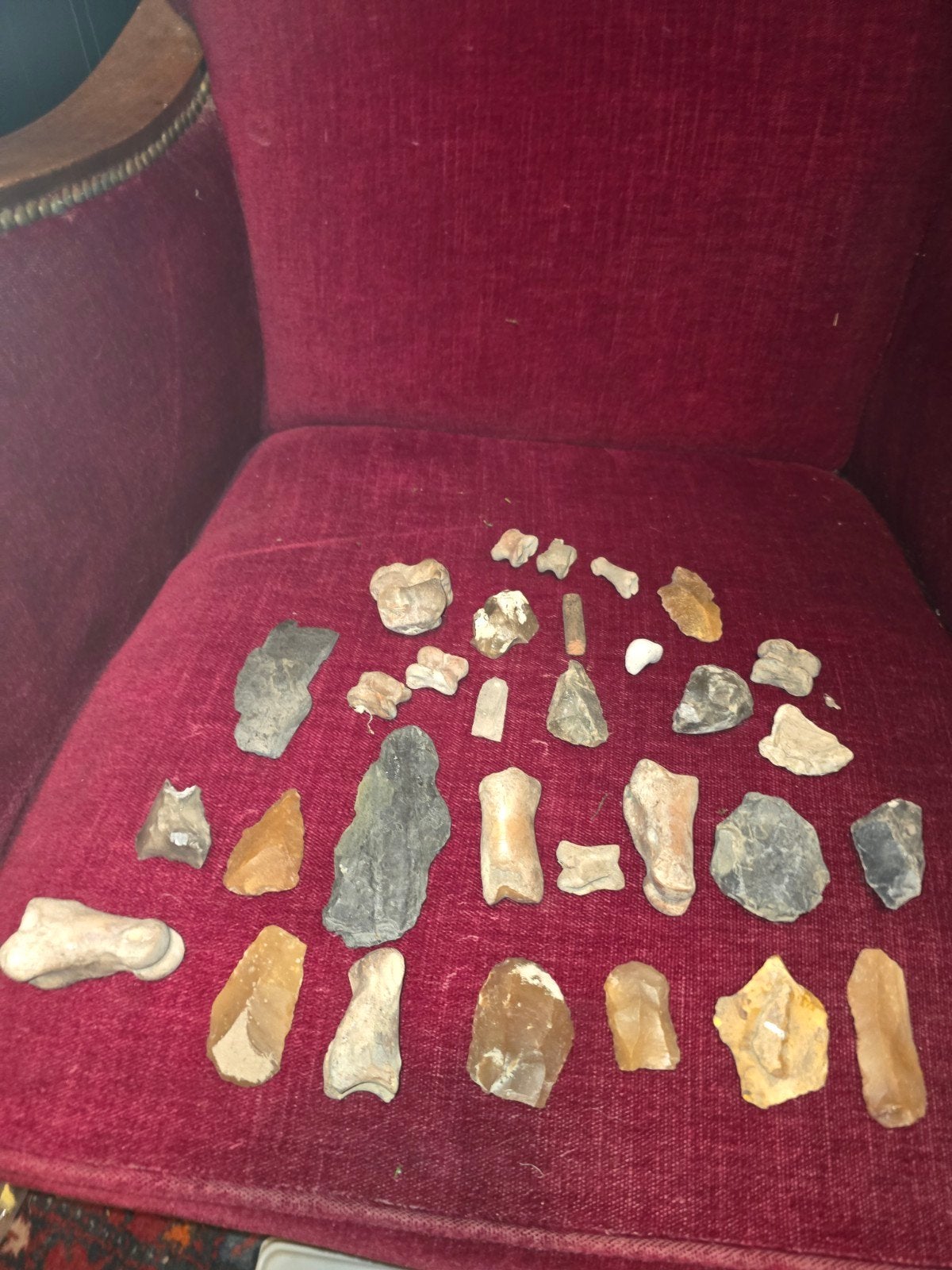 Prehistorische Werktuigen en Fossielen - Oude Verzameling, Ophalen of Verzenden