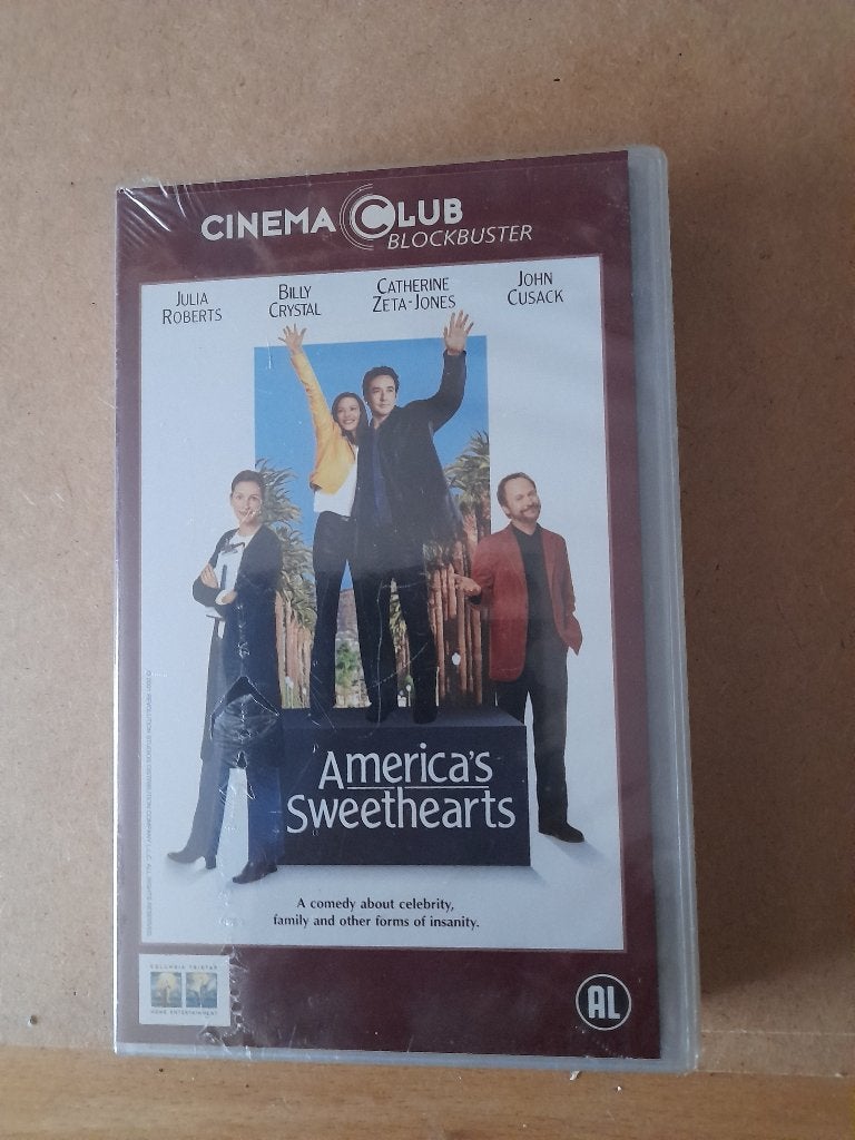 America's Sweethearts met Julia Roberts VHS, Alle leeftijden, Ophalen of Verzenden, Nieuw in verpakking, Komedie