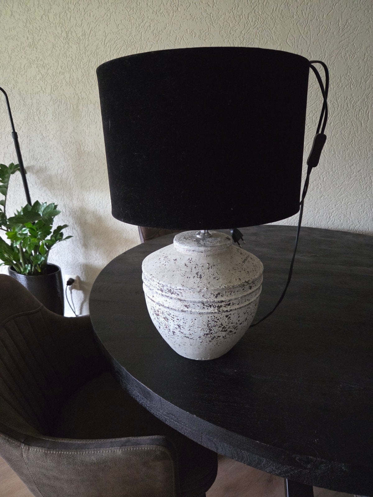 schemerlamp, Huis en Inrichting, Lampen | Tafellampen, Ophalen of Verzenden, Zo goed als nieuw, Minder dan 50 cm
