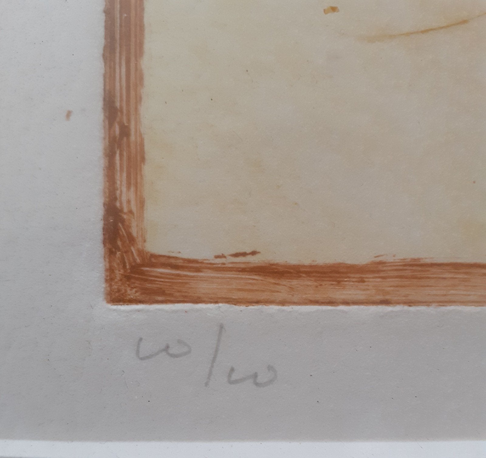 Abstracte ets van Montijn " Toverboom", gesigneerd en genumm, Ophalen, Ets, Genummerd, 1950 - 1999