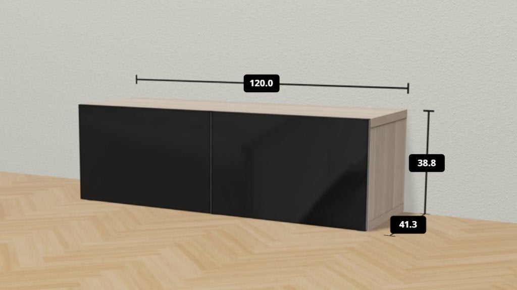 Ikea BESTA, Ophalen, Gebruikt, 100 tot 150 cm, Minder dan 100 cm
