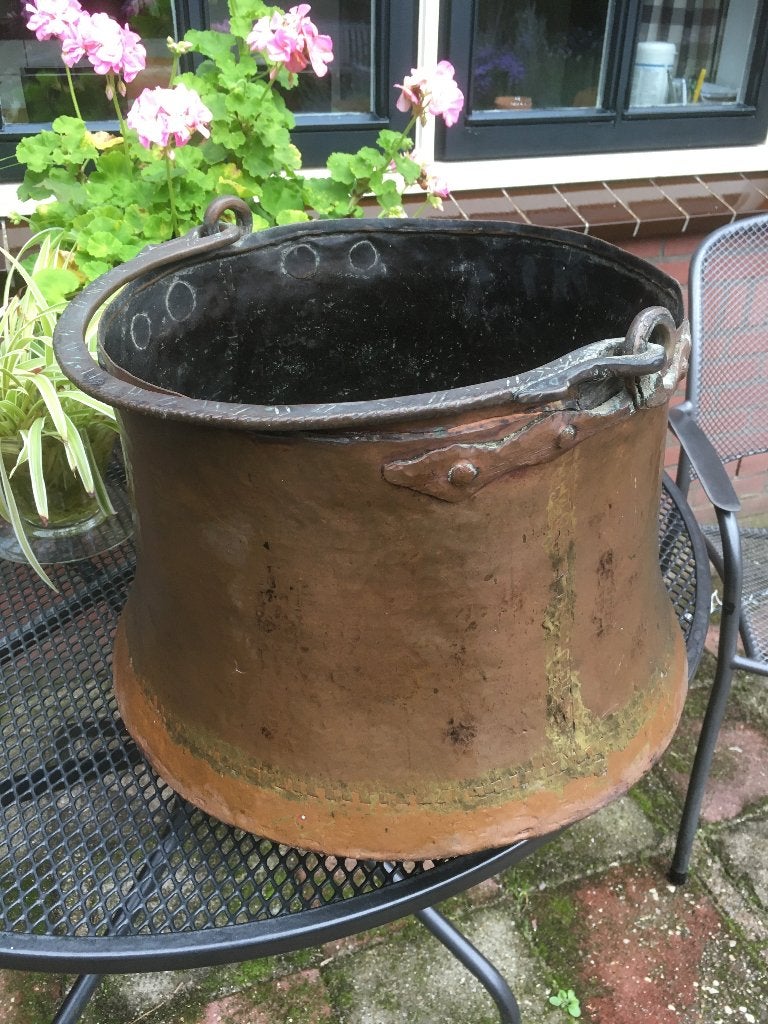 Houtbak koper, Ophalen, Gebruikt, Overige typen, Rond