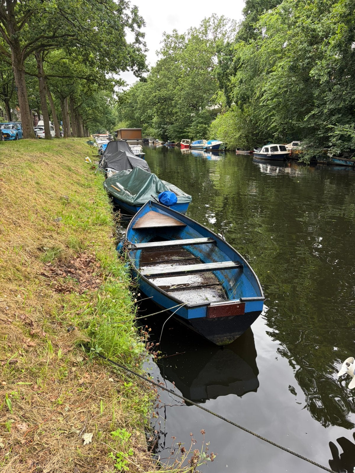 Mooie boot + YAMAH fourstroke 4pk motor, Watersport en Boten, Kano's, Ophalen, Gebruikt, Overige typen