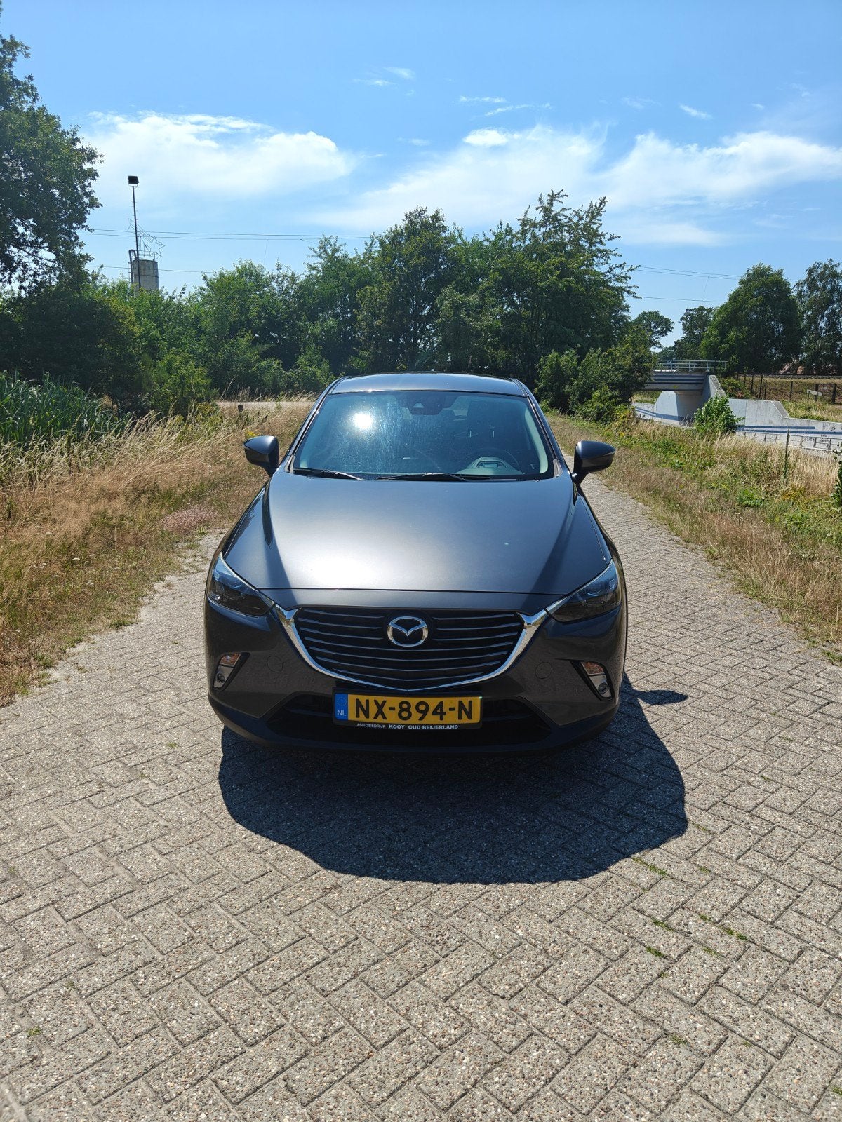 Mazda CX-3 2.0 Skyactiv-g 88KW 2017 Grijs, Auto's, Mazda, Voorwielaandrijving, 1998 cc, 4 cilinders, 49 €/maand